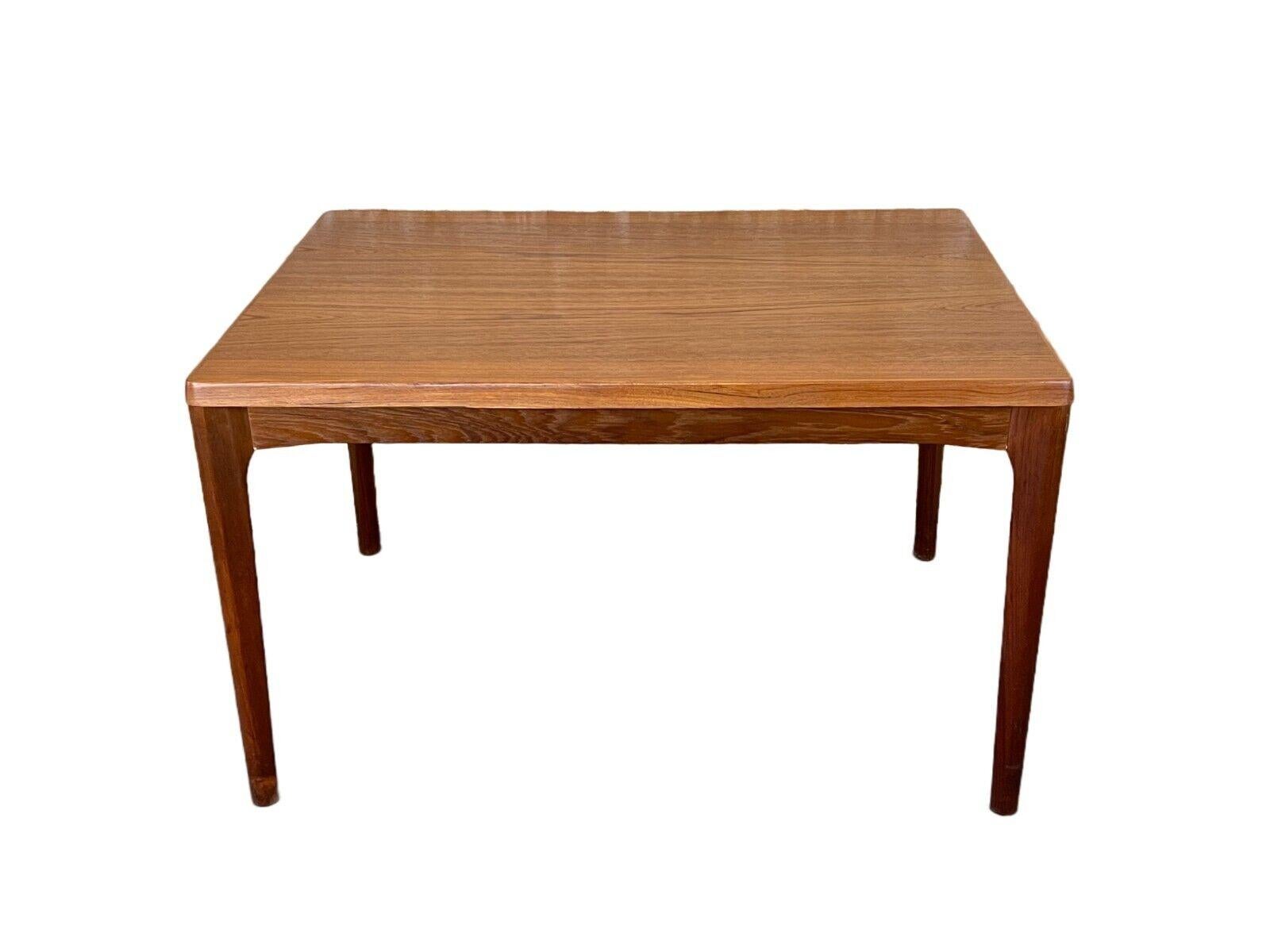 Teak dining table dining table Henning Kjaernulf Danish Design, 1960s-1970s.

Object: dining table

Manufacturer: Vejle

Condition: good

Age: around 1960-1970

Dimensions:

Width = 120cm
Depth = 85cm
Height = 73cm
extendable + 2 x