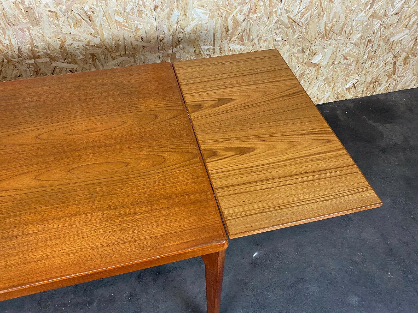 60s 70s Teak Dining Table Dining Table Henning Kjaernulf Danish Design  1