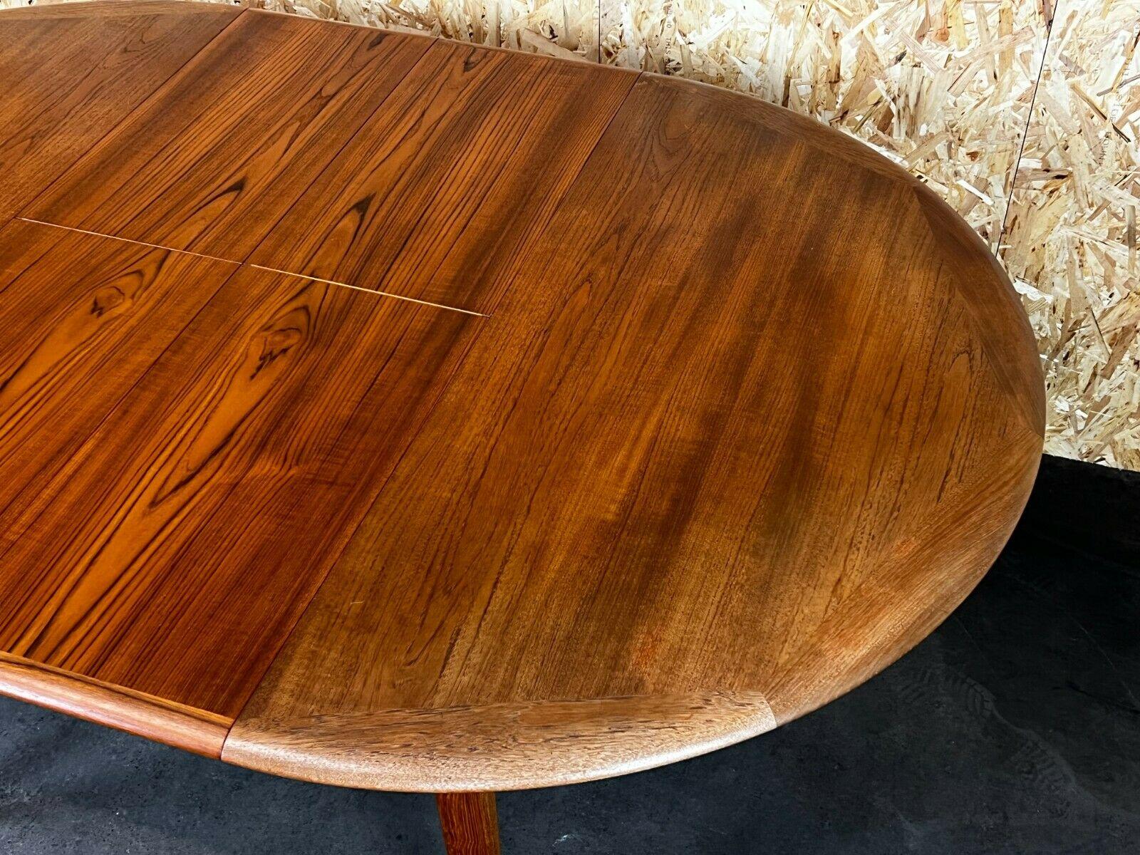 60s 70s Teak Dining Table Dining Table Svend Aage Madsen for Knudsen & Son For Sale 6