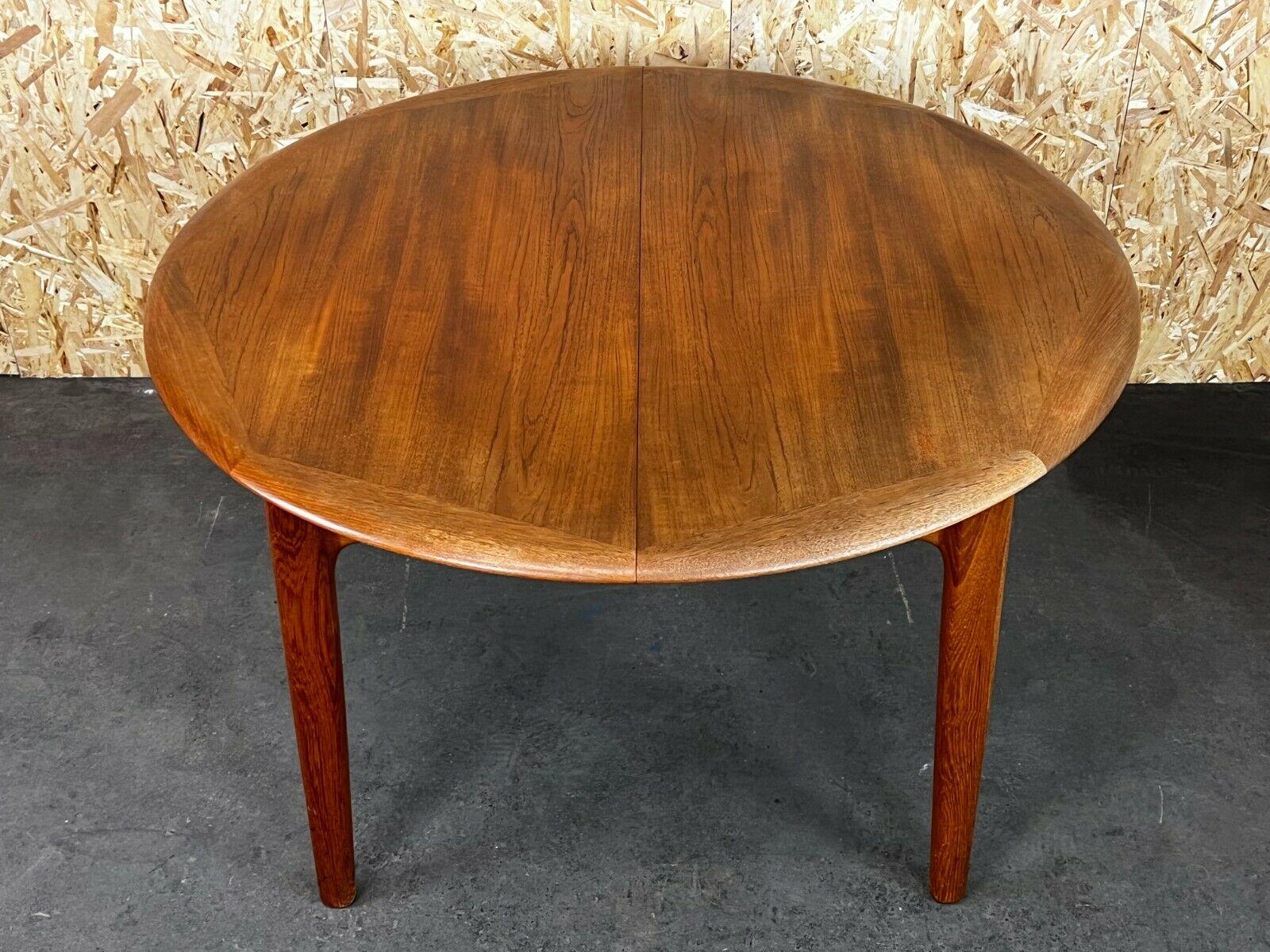 Danish 60s 70s Teak Dining Table Dining Table Svend Aage Madsen for Knudsen & Son For Sale