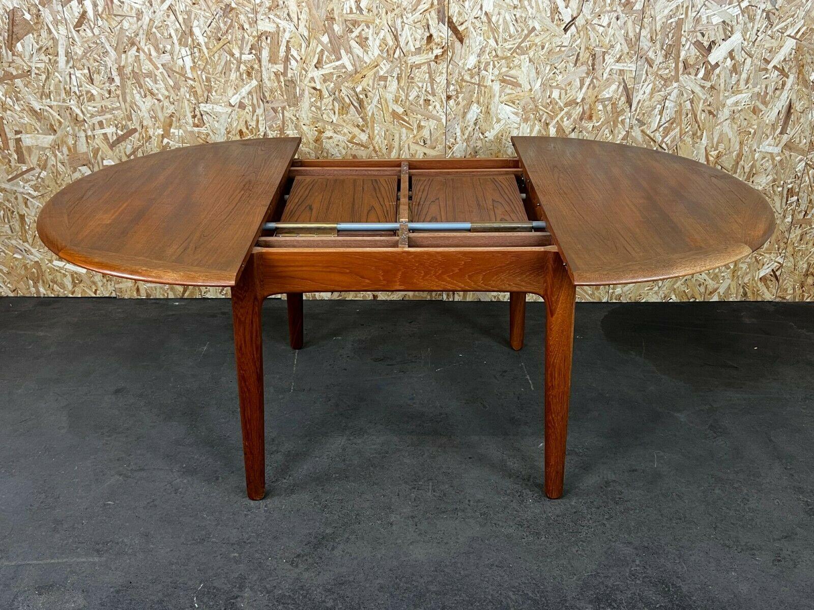 60s 70s Teak Dining Table Dining Table Svend Aage Madsen for Knudsen & Son For Sale 1