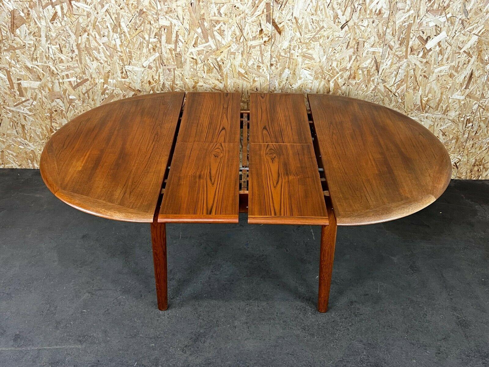 60s 70s Teak Dining Table Dining Table Svend Aage Madsen for Knudsen & Son For Sale 3