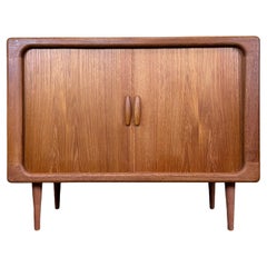 60s 70s teak Dyrlund sideboard Credenza cabinet Danish Modern Design