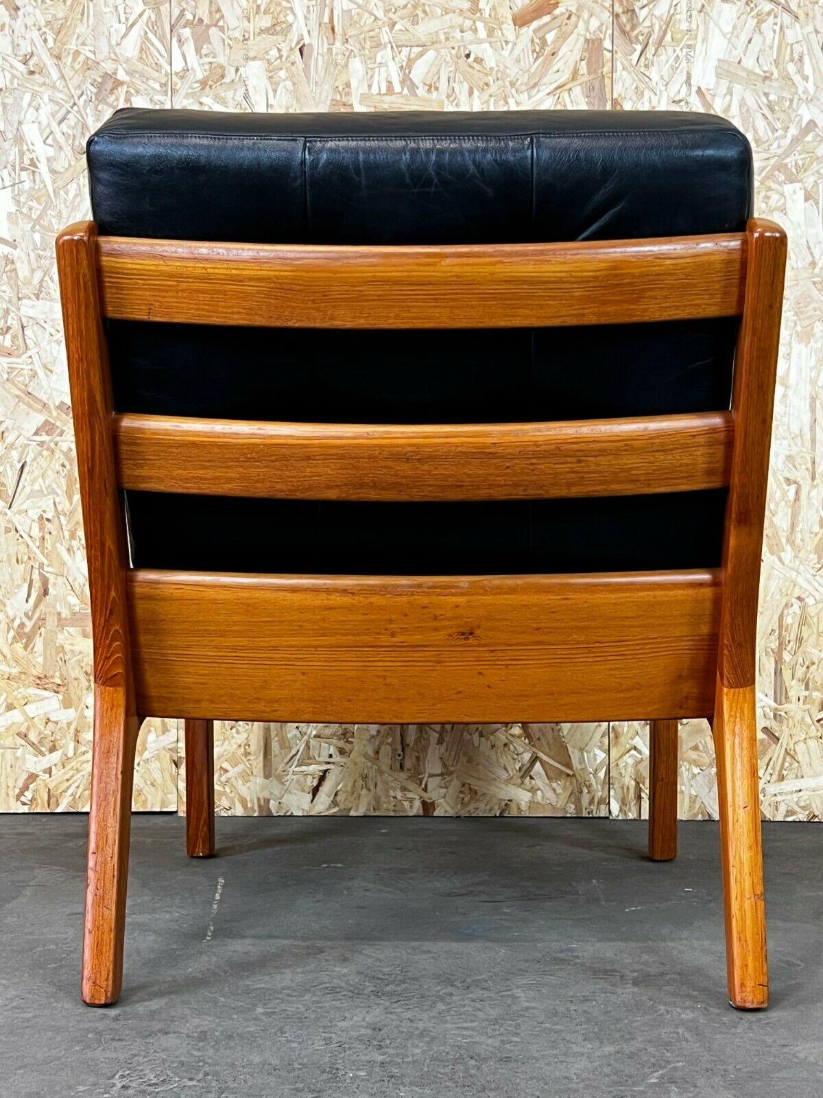 Leather 60s 70s Teak Easy Chair Armchair Ole Wanscher Poul Jeppesens Møbelfabrik