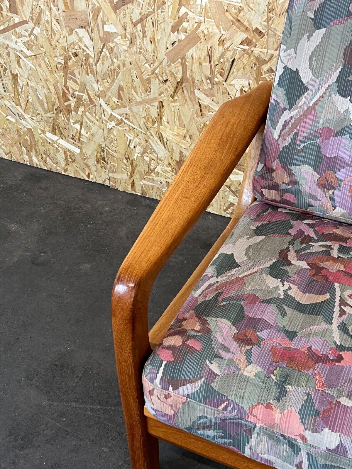 Fabric 60s 70s Teak Easy Chair Juul Kristensen Danish Denmark Design 60s For Sale