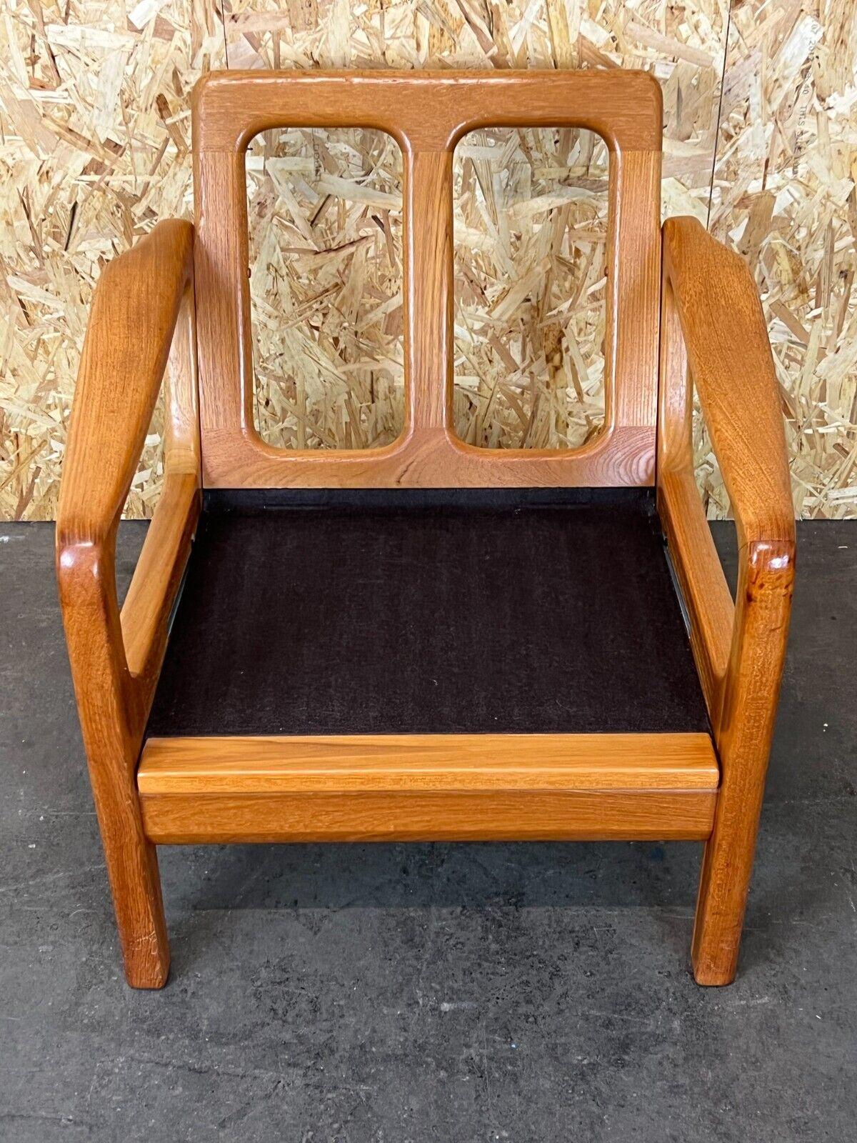 60er 70er Jahre Easy Chair aus Teakholz Juul Kristensen Dänemark Design 60er Jahre (Ende des 20. Jahrhunderts) im Angebot