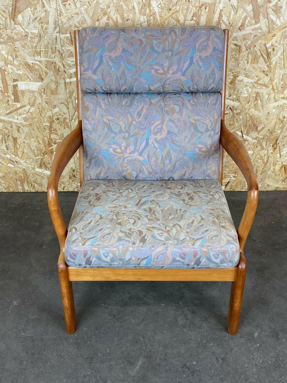 Late 20th Century 60s 70s Teak Easy Chair L. Olsen & Søn Danish Denmark Design  For Sale