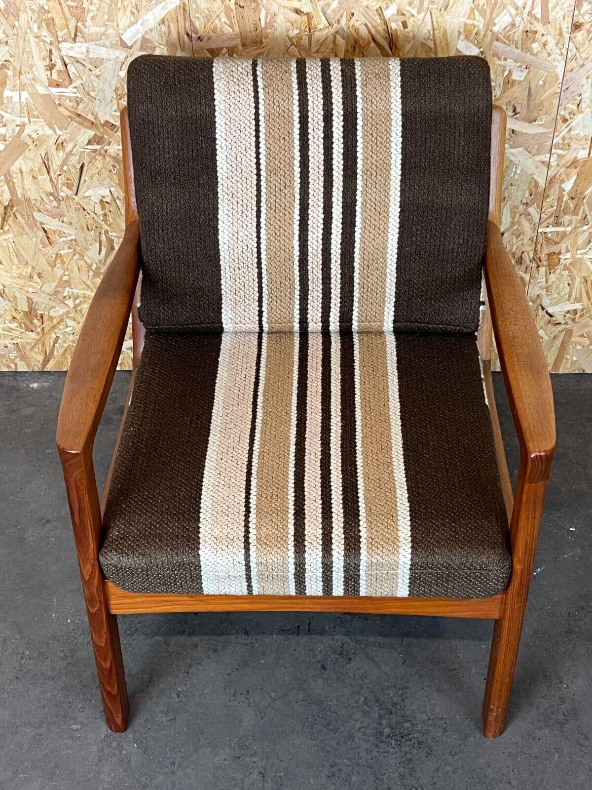 Easy Chair aus Teakholz Ole Wanscher Cado France & Son Dänemark 1960er-1970er Jahre (Ende des 20. Jahrhunderts) im Angebot