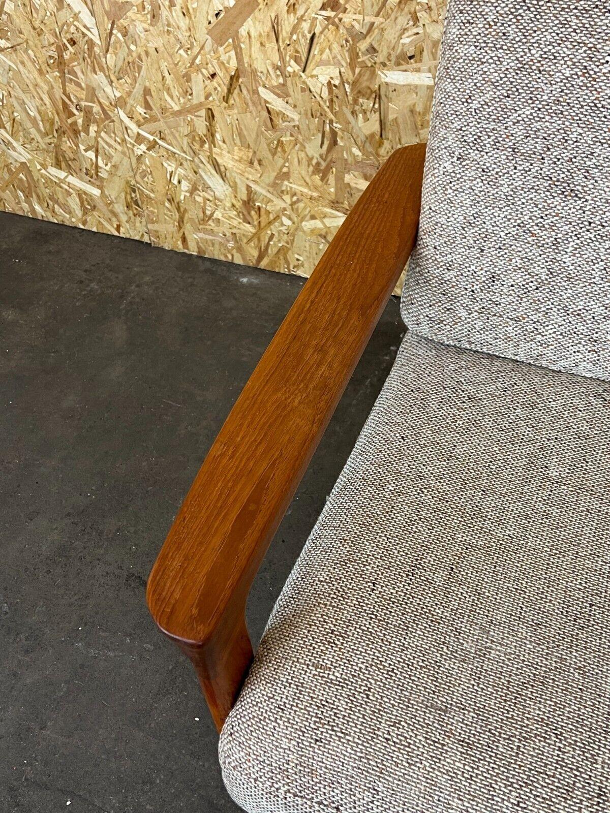 Fabric 60s 70s Teak Easy Chair Sven Ellekaer for Komfort Design Denmark For Sale