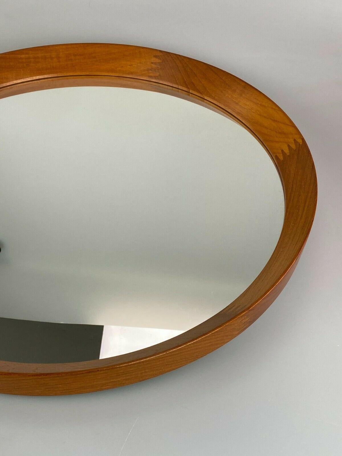 Vetro 60s 70s Teak Mirror Wall Mirror Pedersen & Hansen Viby J.