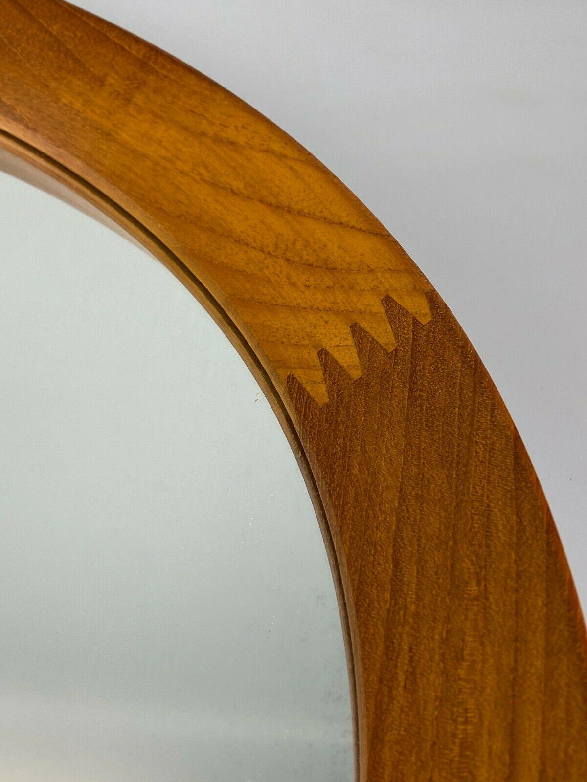 60s 70s Teak Mirror Wall Mirror Pedersen & Hansen Viby J. 1