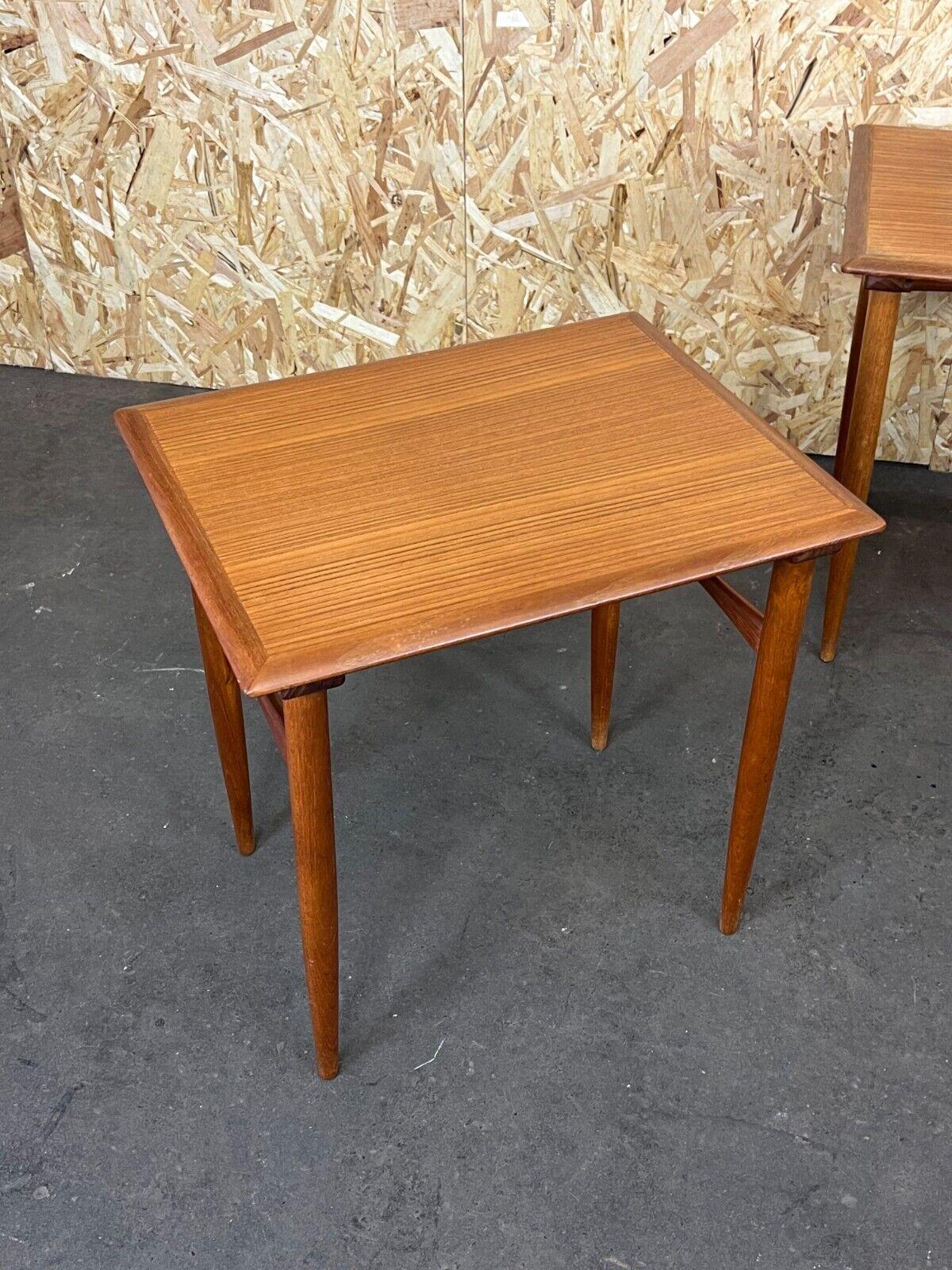 1960s 1970s Teak Nesting Tables Kai Kristiansen Skovmand & Andersen Design In Good Condition For Sale In Neuenkirchen, NI