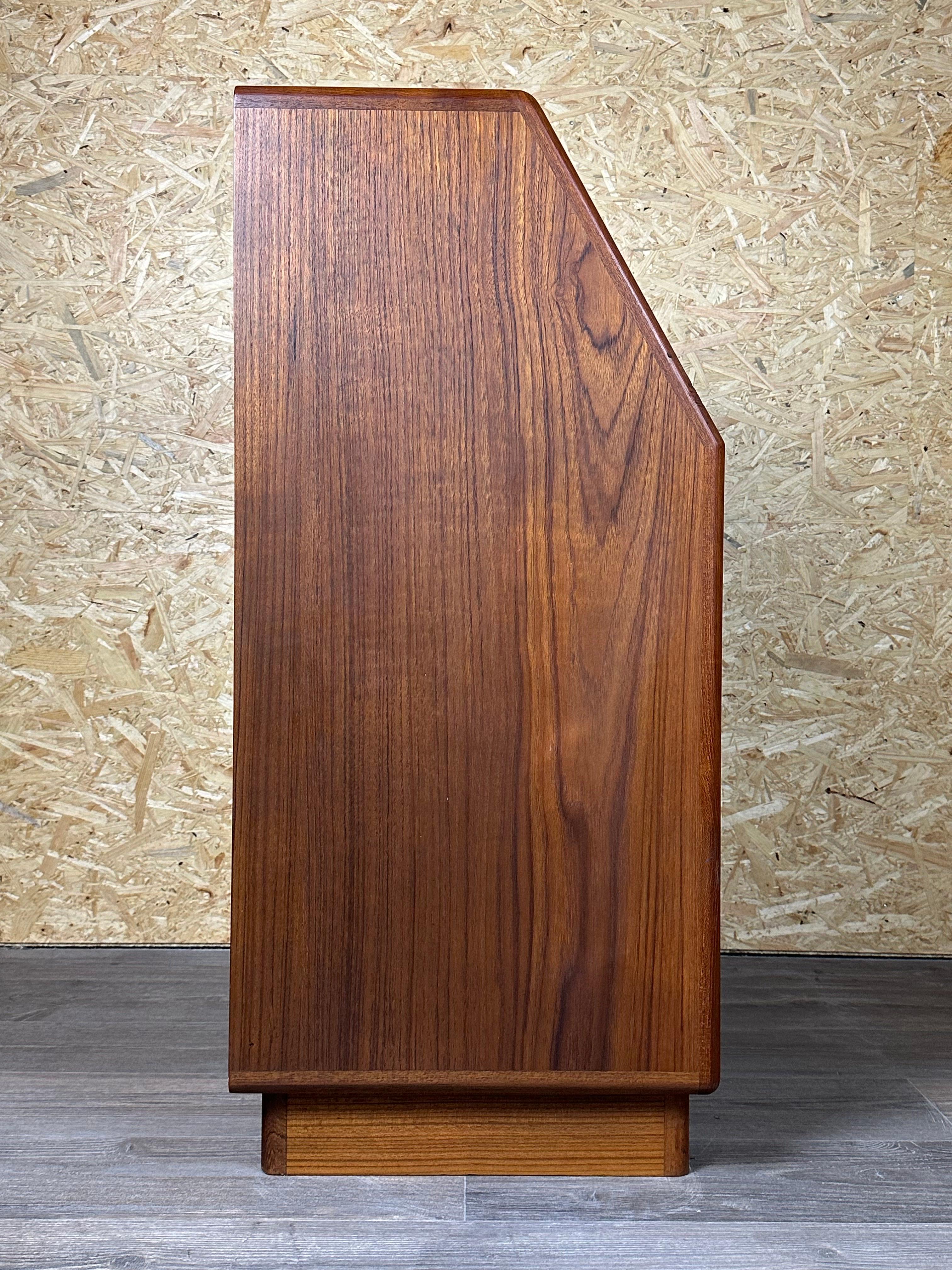 60s 70s teck secrétaire commode Danish Modern by Dyrlund Denmark en vente 12
