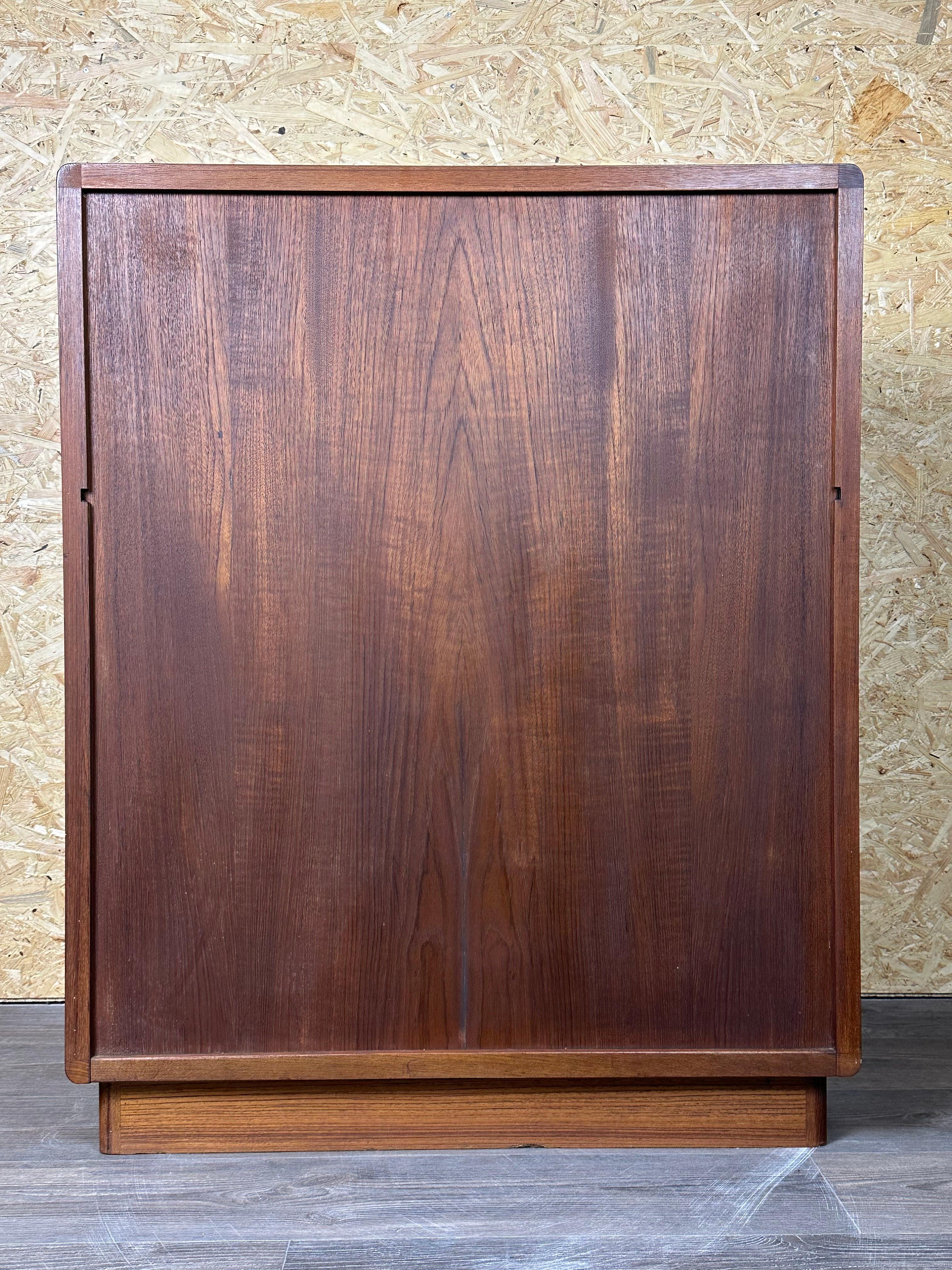 60s 70s teck secrétaire commode Danish Modern by Dyrlund Denmark en vente 13