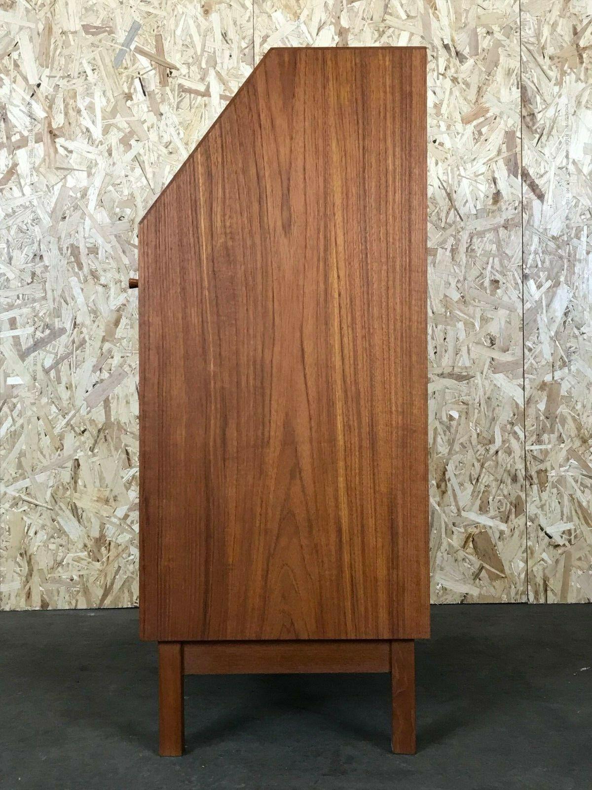 60s 70s Teak Secretary Dresser Danish Modern Desk Design Denmark 60s 70s For Sale 3