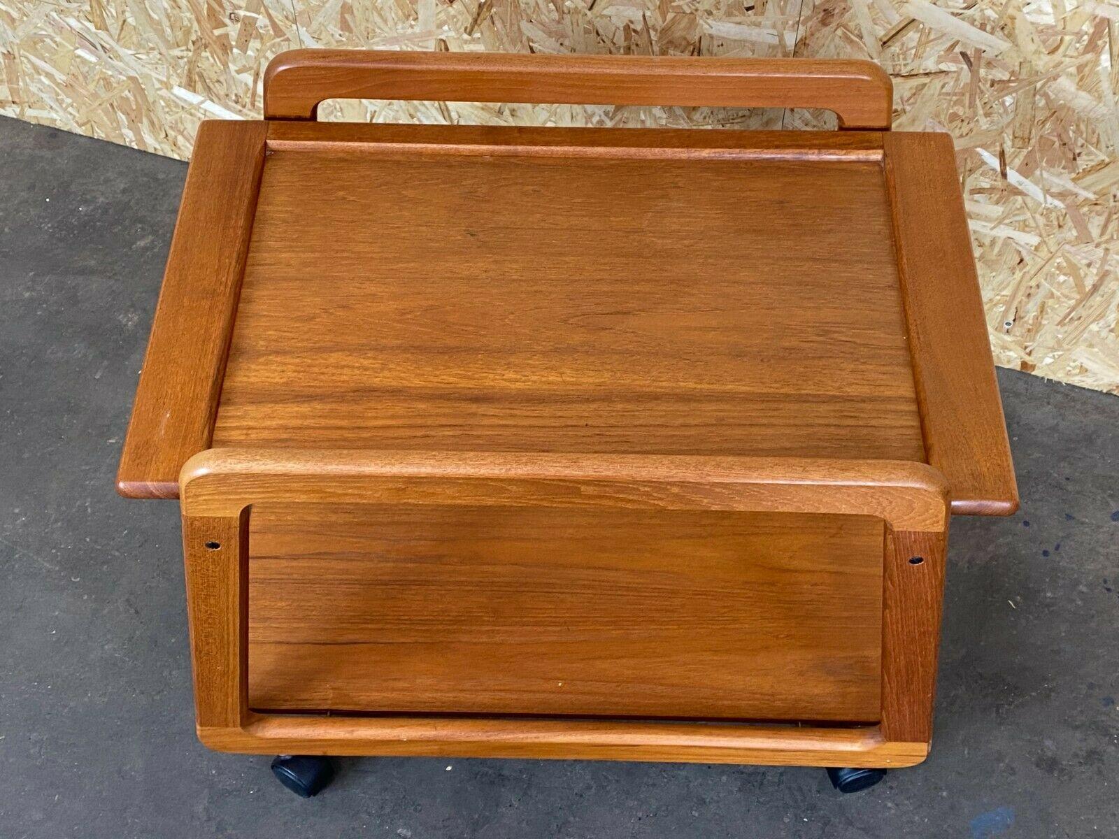 Late 20th Century 60s 70s Teak Serving Trolley Sika Møbler Danish Design Denmark