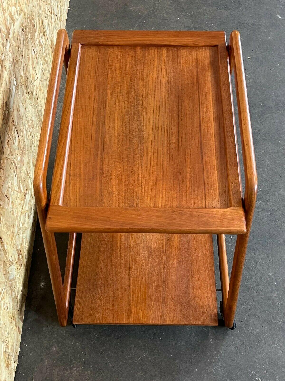 60s 70s Teak Serving Trolley Sika Møbler Danish Design Denmark 1