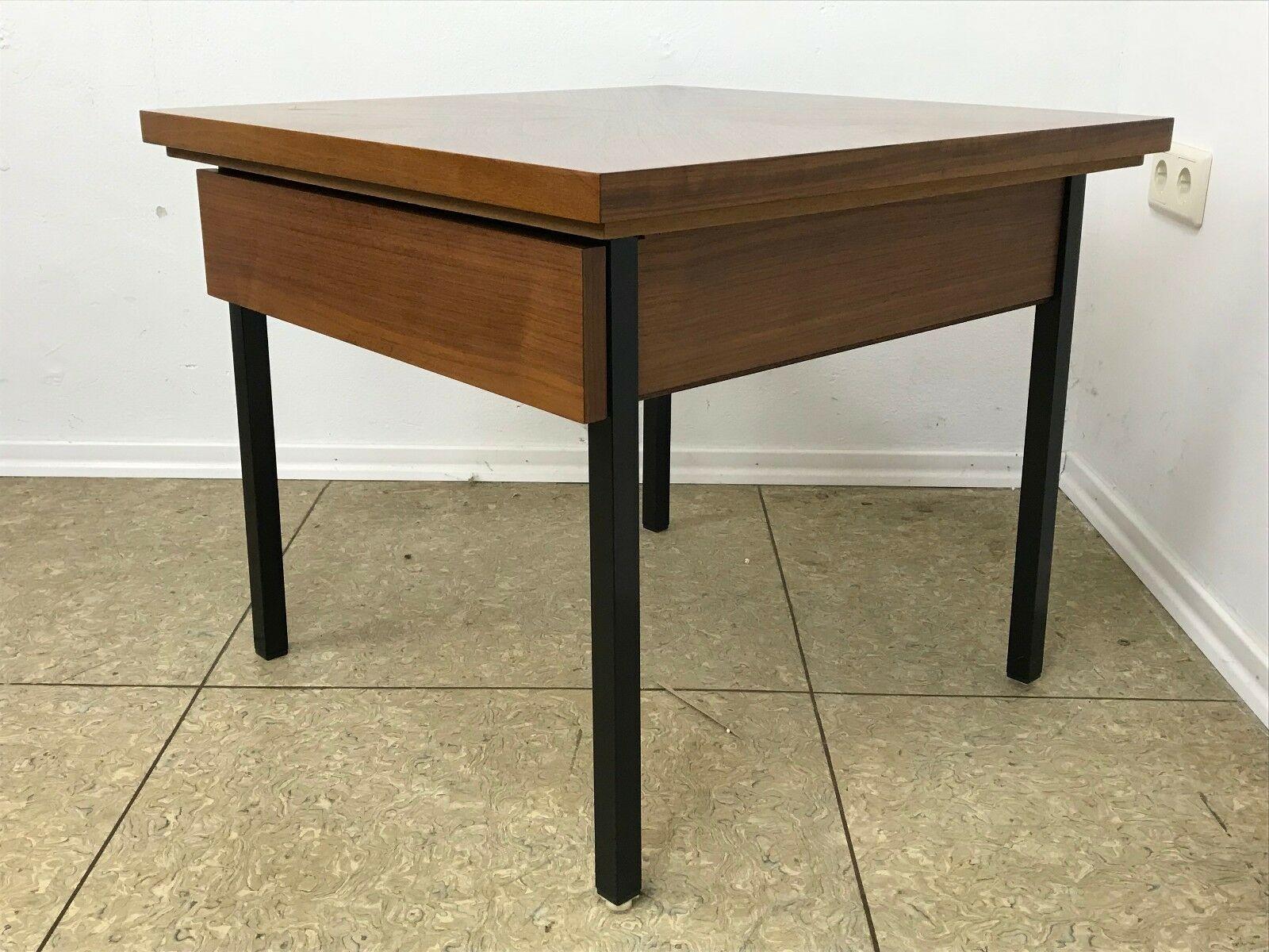 60s 70s Teak sewing box sewing table Utensilio Coffee Table Mid Century 60s For Sale 1