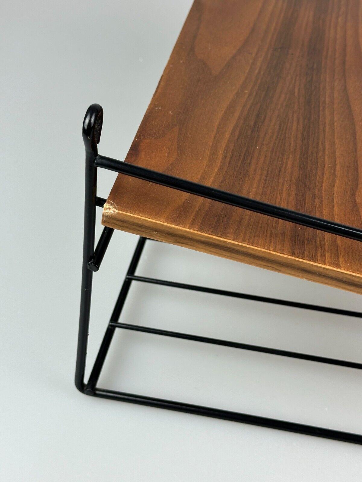 60s 70s estantería de teca estantería de pared estantería telefónica estantería de cuerda diseño danés en venta 3