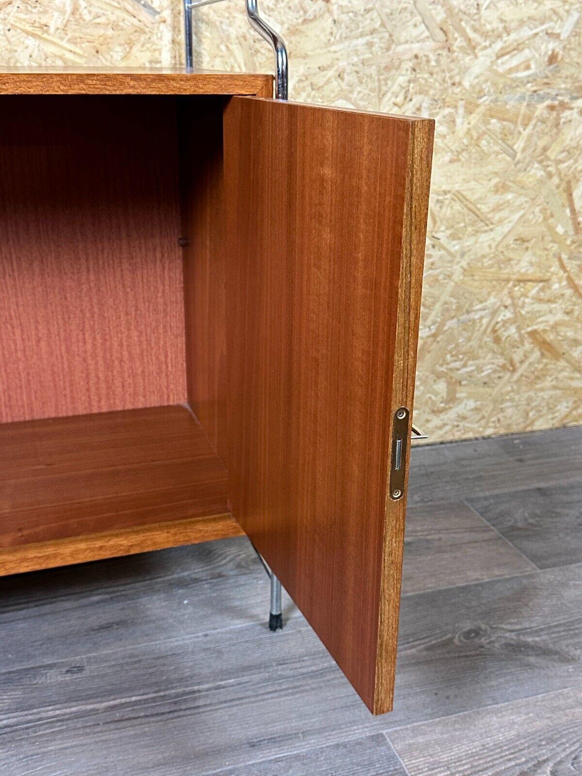 60s 70s teak shelf wall shelf WHB Germany string shelf Danish design For Sale 10