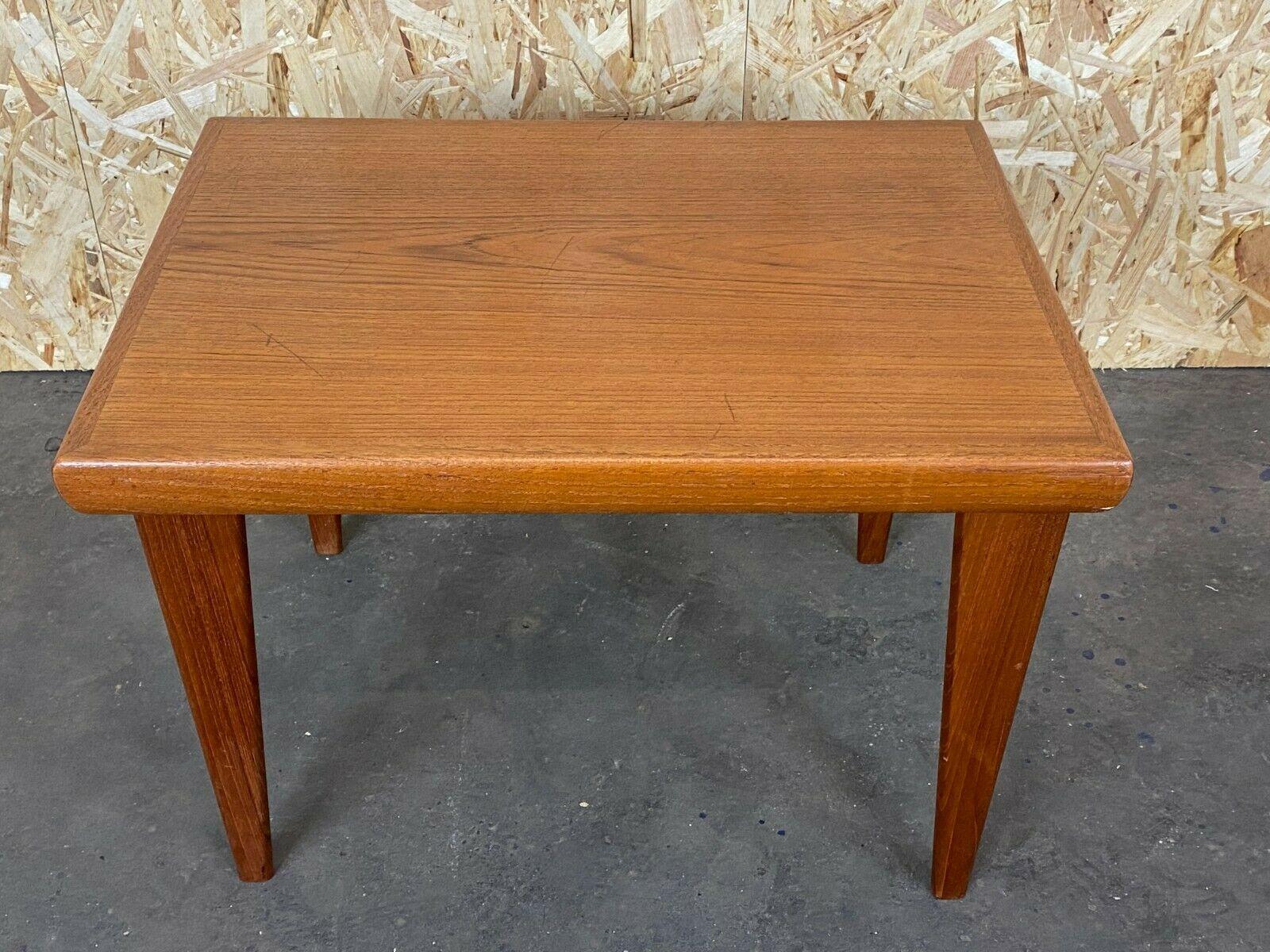 60s 70s Teak Side Table Trioh Side Table Danish Design Denmark 3