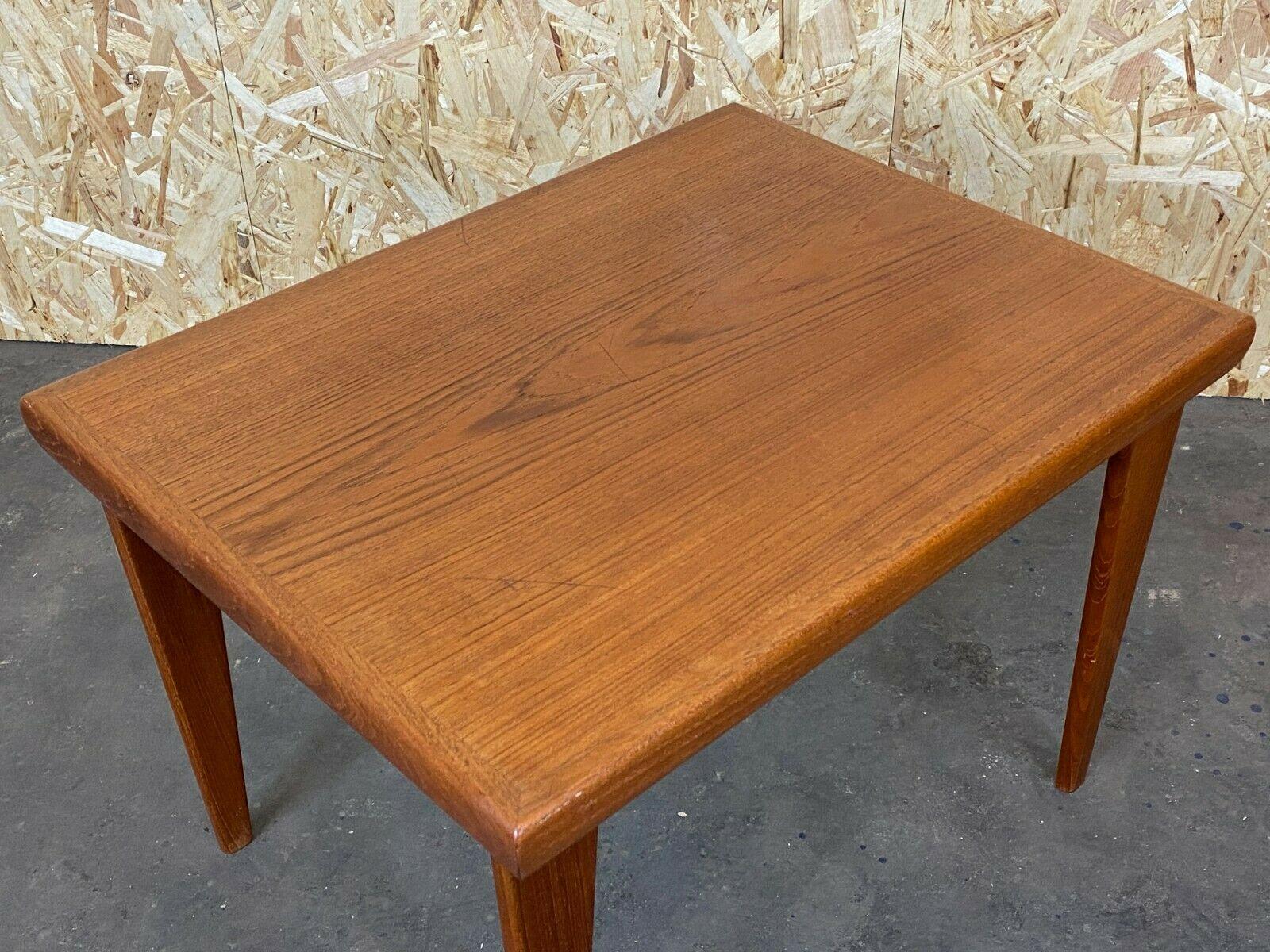 60s 70s Teak Side Table Trioh Side Table Danish Design Denmark 4