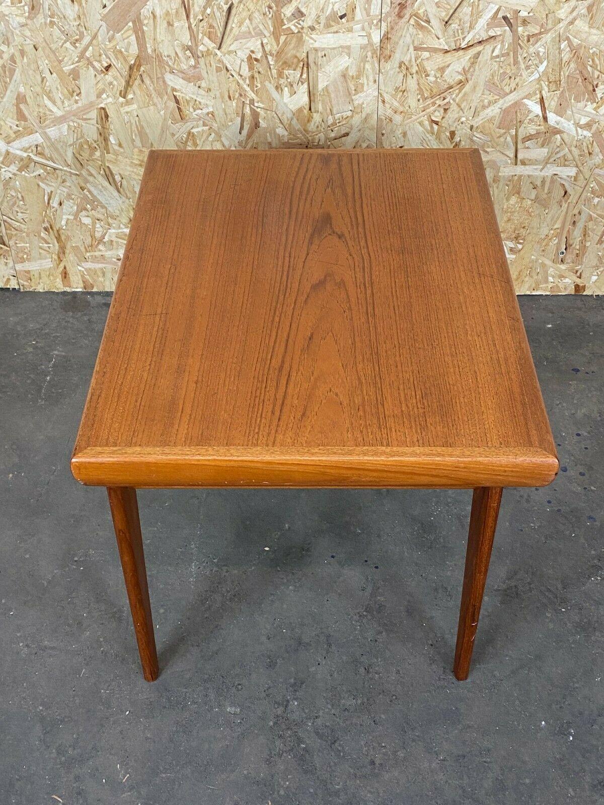 60s 70s Teak Side Table Trioh Side Table Danish Design Denmark 1