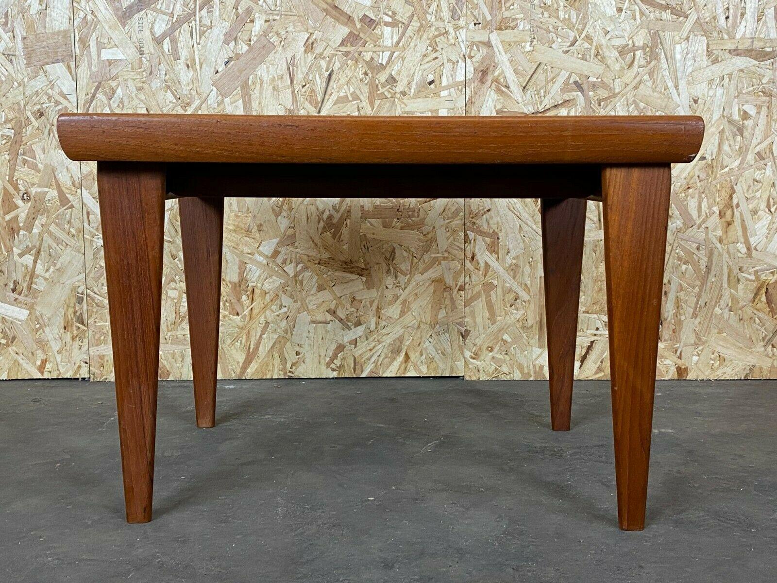 60s 70s Teak Side Table Trioh Side Table Danish Design Denmark 2