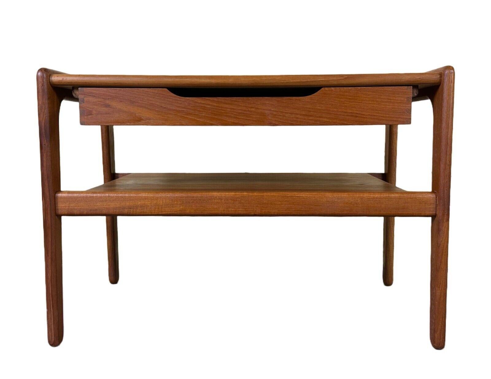 60s 70s teak side table with drawer Arne Wahl Iversen Denmark

Object: side table

Manufacturer:

Condition: good - vintage

Age: around 1960-1970

Dimensions:

Width = 70cm
Depth = 44cm
Height = 49cm

Material: teak

Other notes:

The pictures
