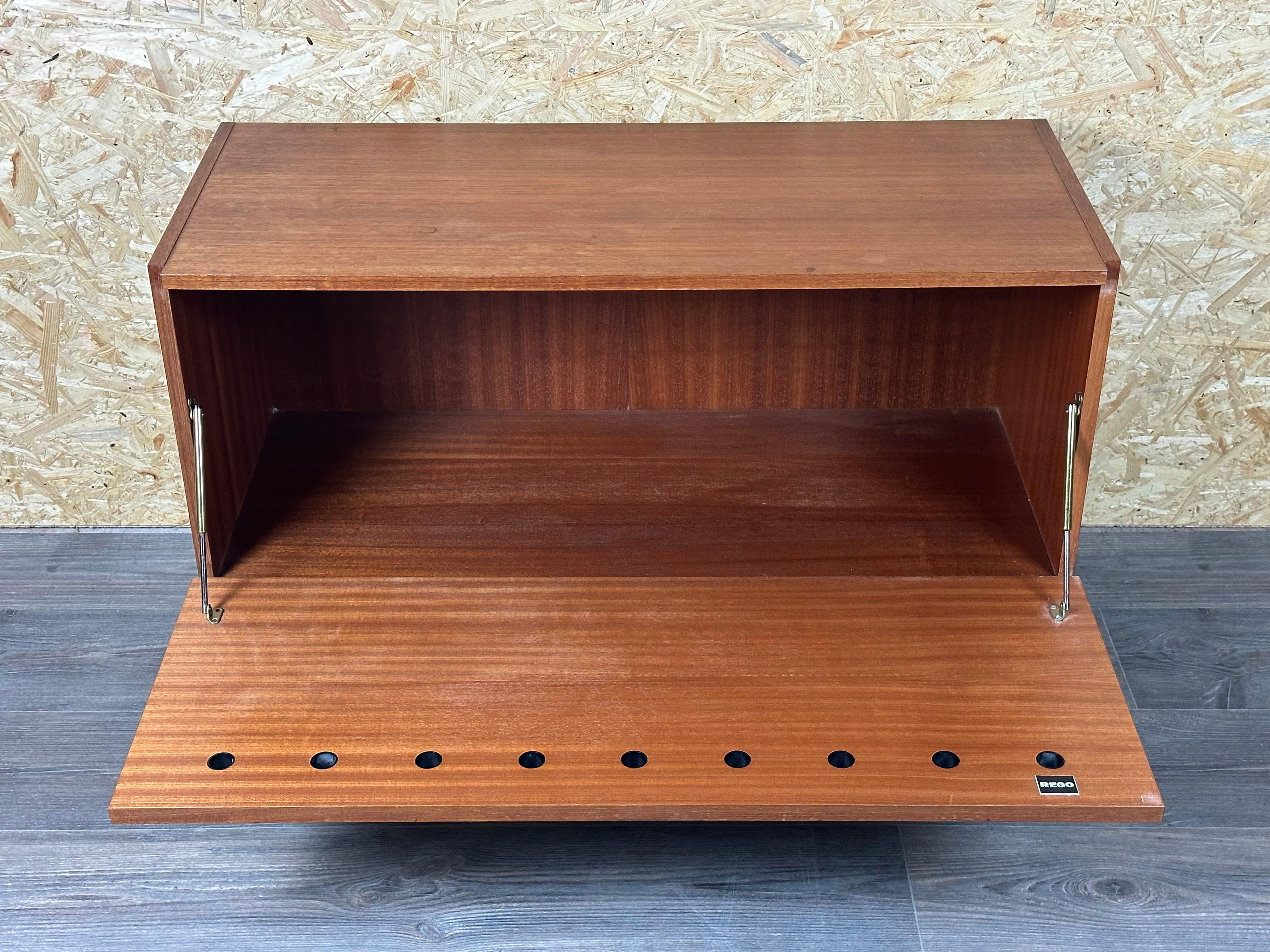 60s 70s teak sideboard cabinet Rego Mobile Danish Modern Design For Sale 5