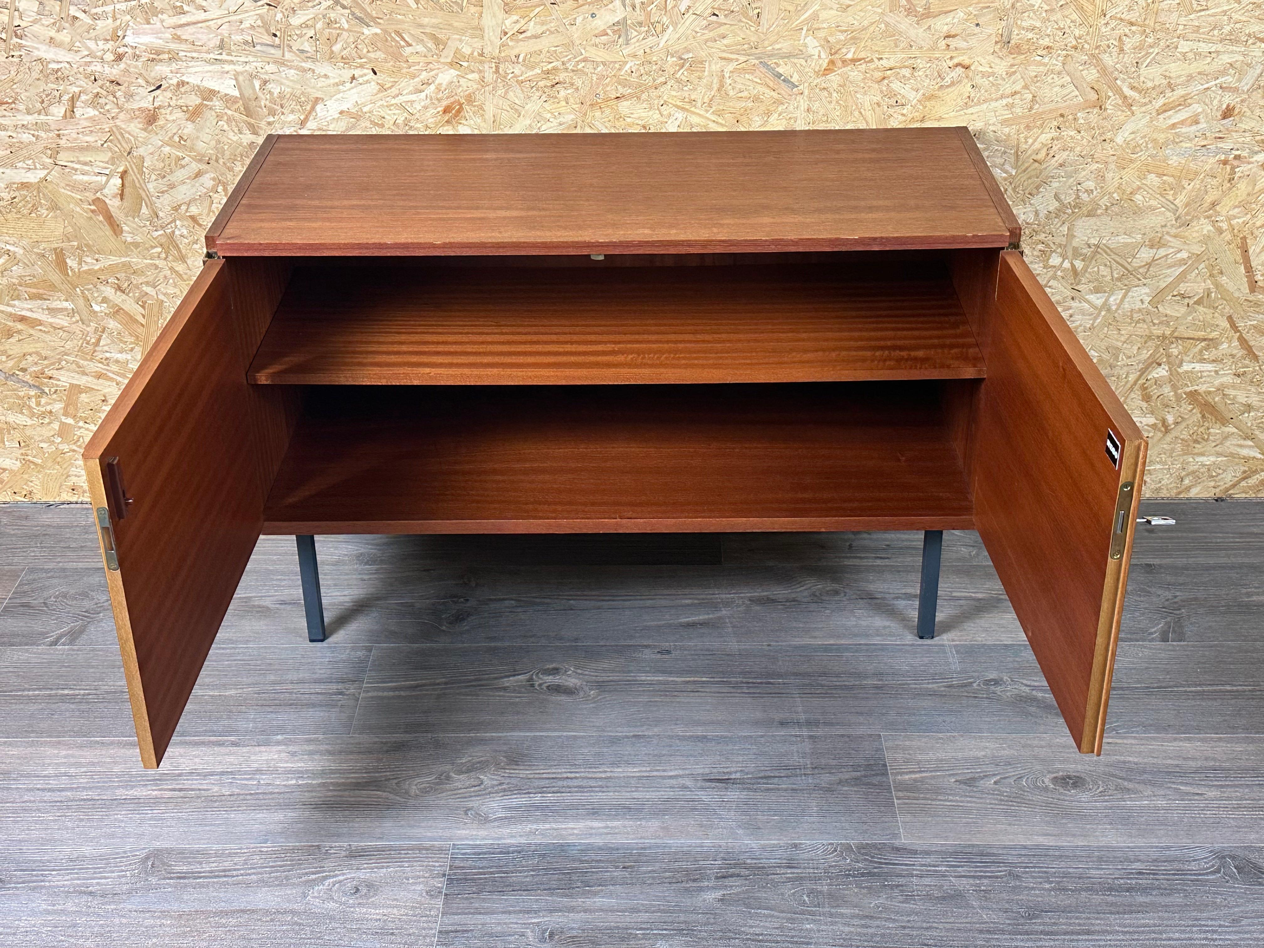 60s 70s teak sideboard cabinet Rego Mobile Danish Modern Design For Sale 5