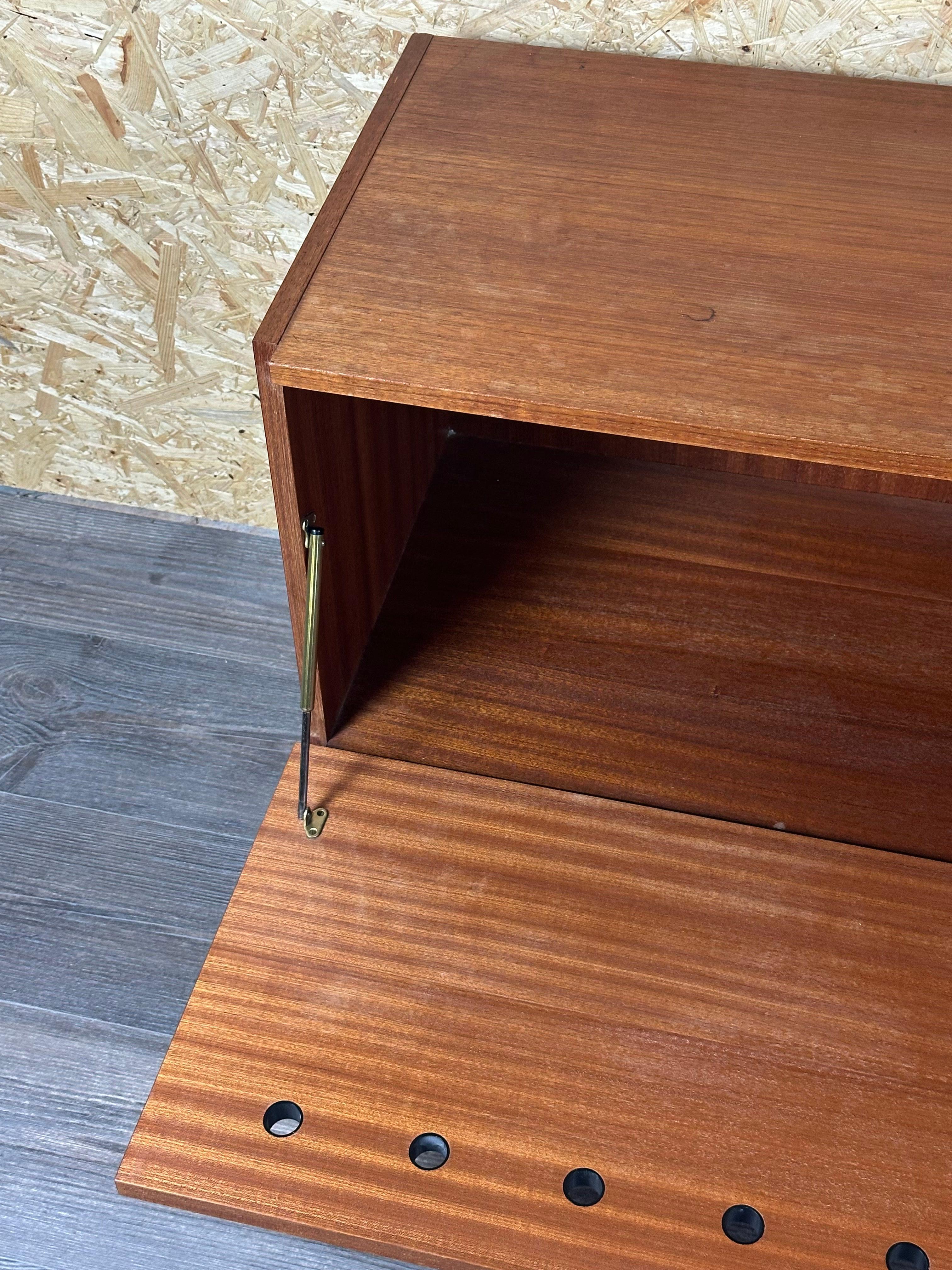 60s 70s teak sideboard cabinet Rego Mobile Danish Modern Design For Sale 6