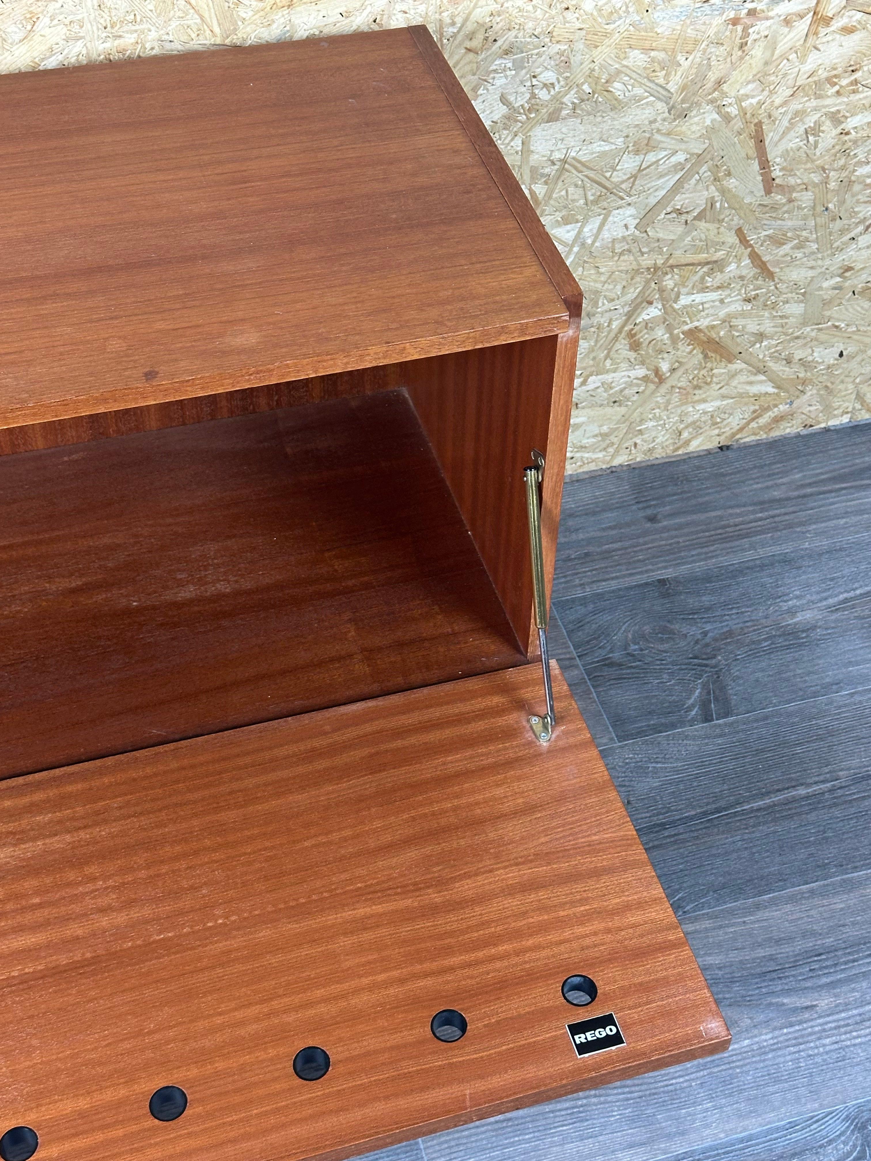 60s 70s teak sideboard cabinet Rego Mobile Danish Modern Design For Sale 7