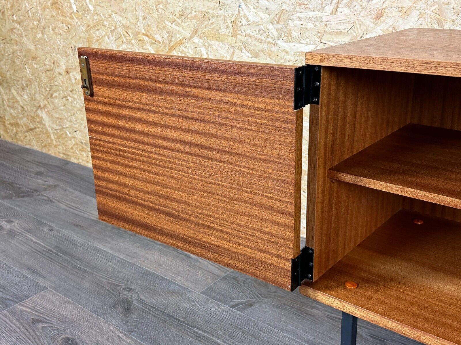 60s 70s teak sideboard cabinet Rego Mobile Danish Modern Design For Sale 8
