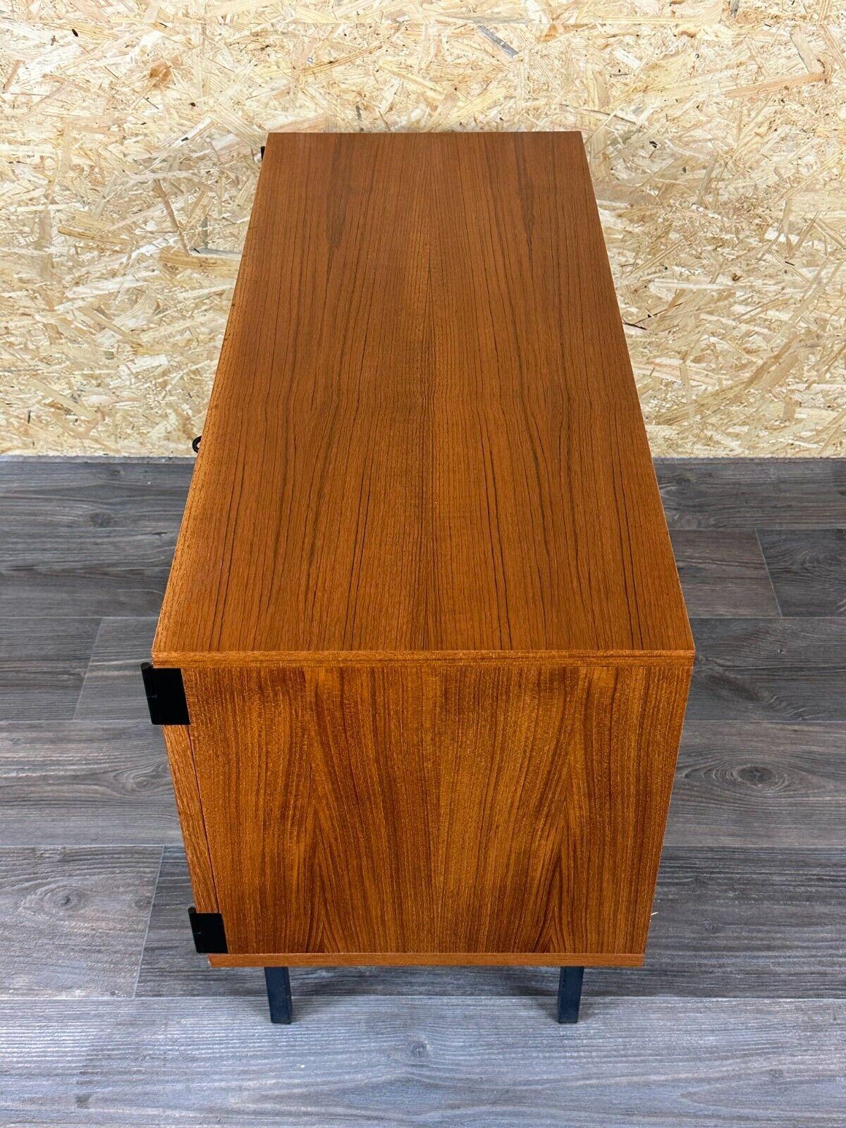 60s 70s teak sideboard cabinet Rego Mobile Danish Modern Design For Sale 10