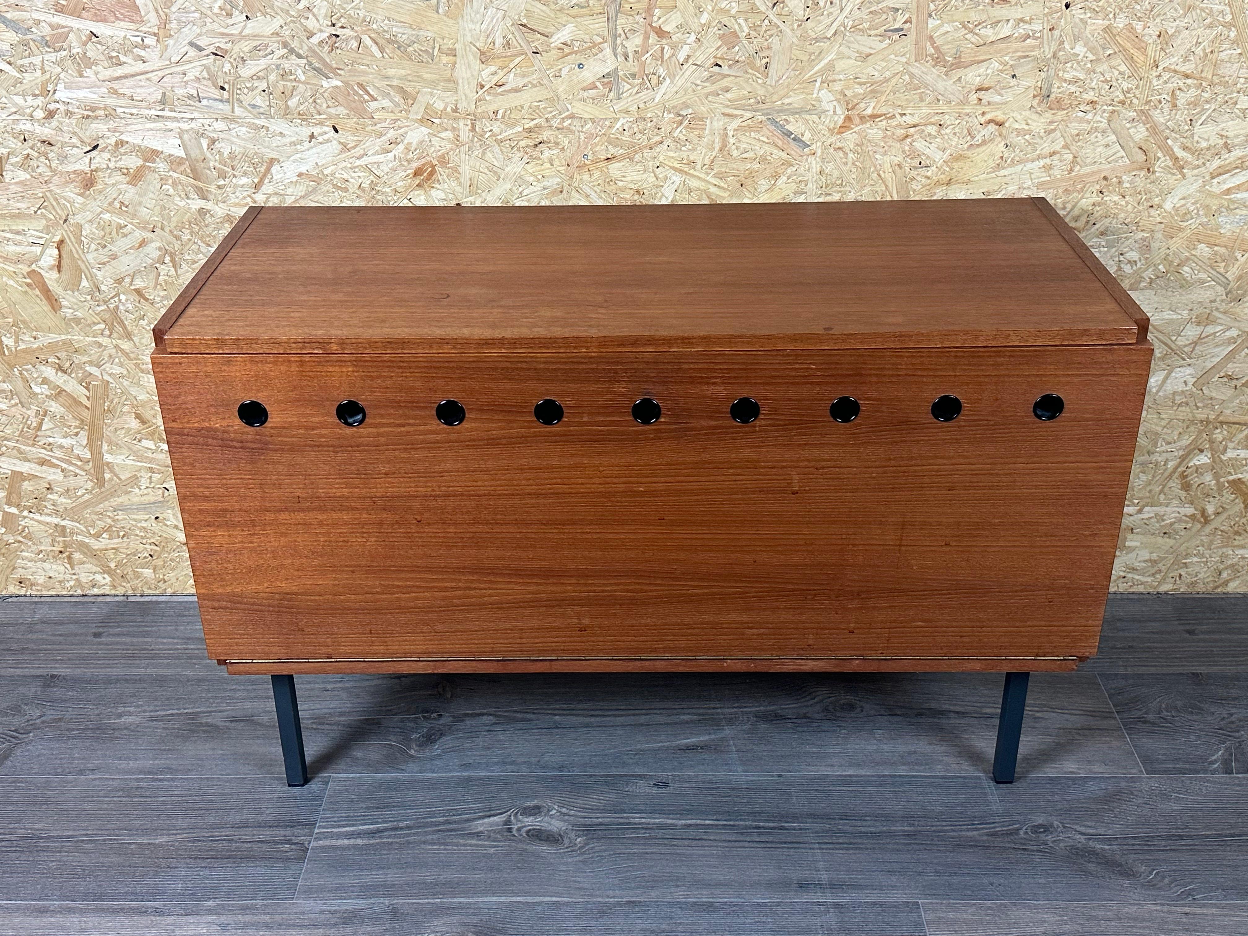 German 60s 70s teak sideboard cabinet Rego Mobile Danish Modern Design For Sale