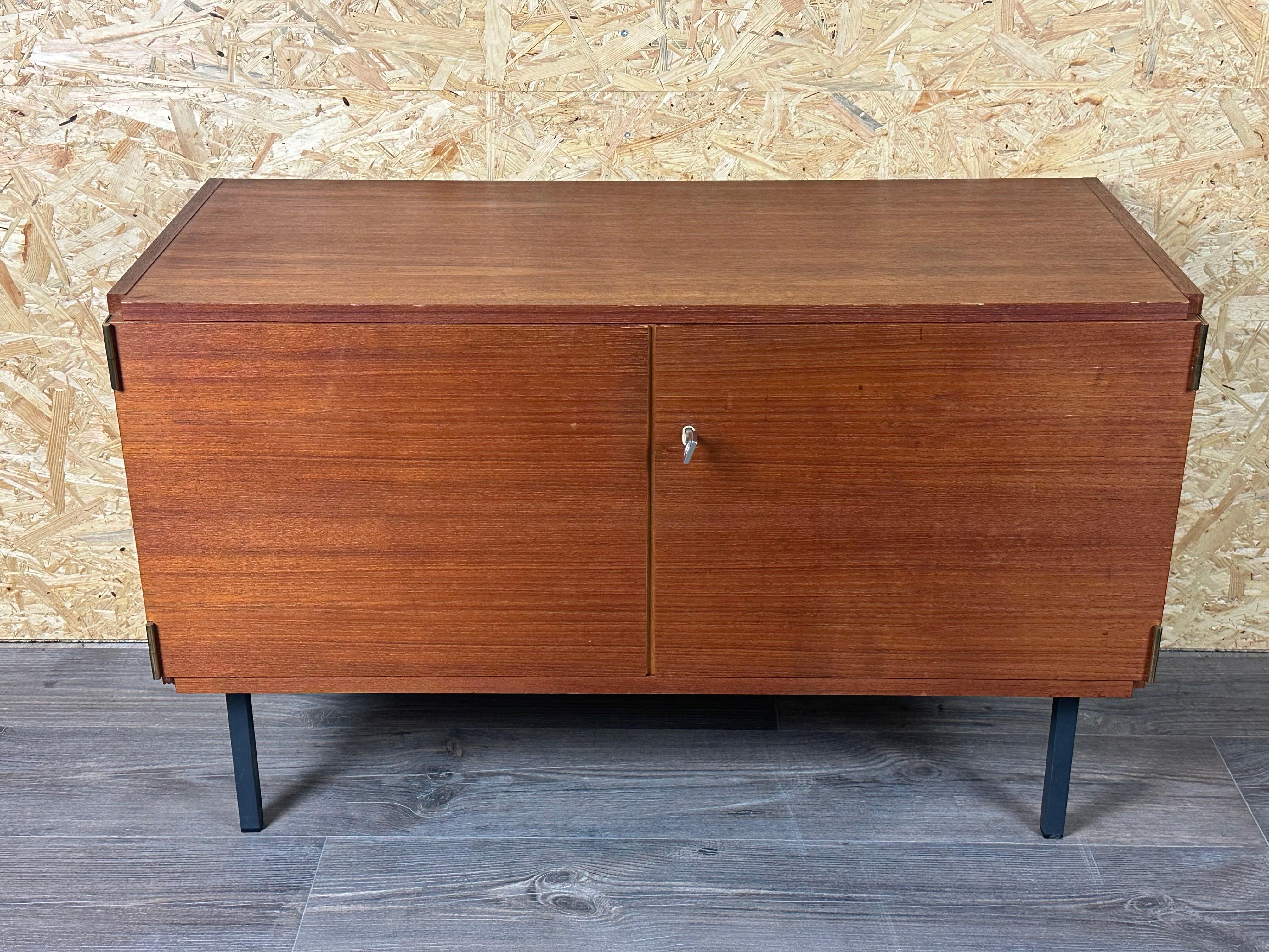 German 60s 70s teak sideboard cabinet Rego Mobile Danish Modern Design For Sale