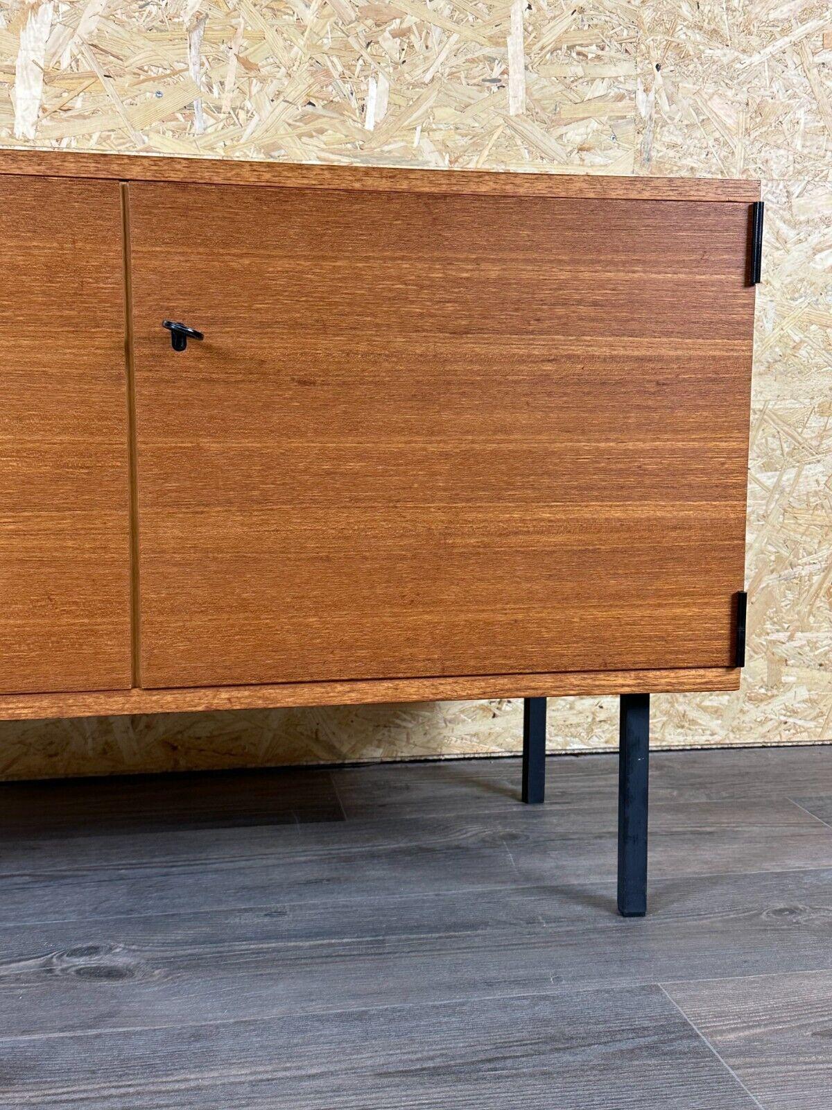 Mid-20th Century 60s 70s teak sideboard cabinet Rego Mobile Danish Modern Design For Sale