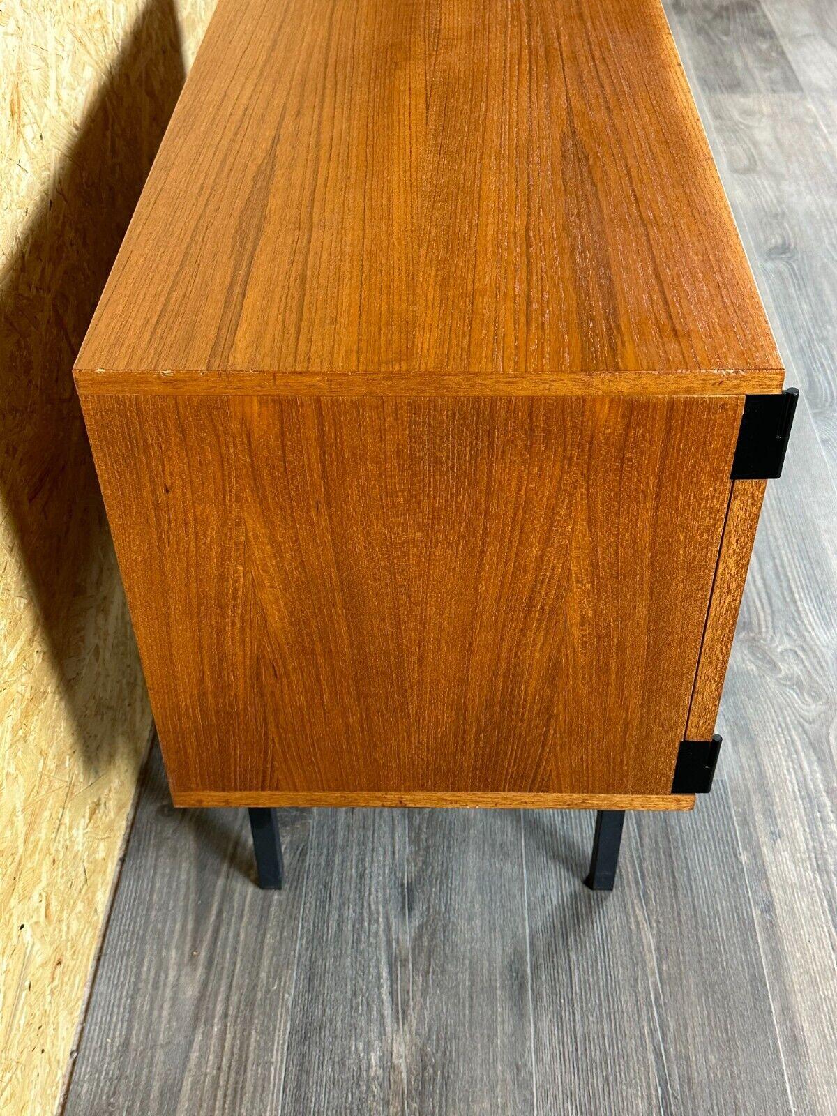 60s 70s teak sideboard cabinet Rego Mobile Danish Modern Design For Sale 1