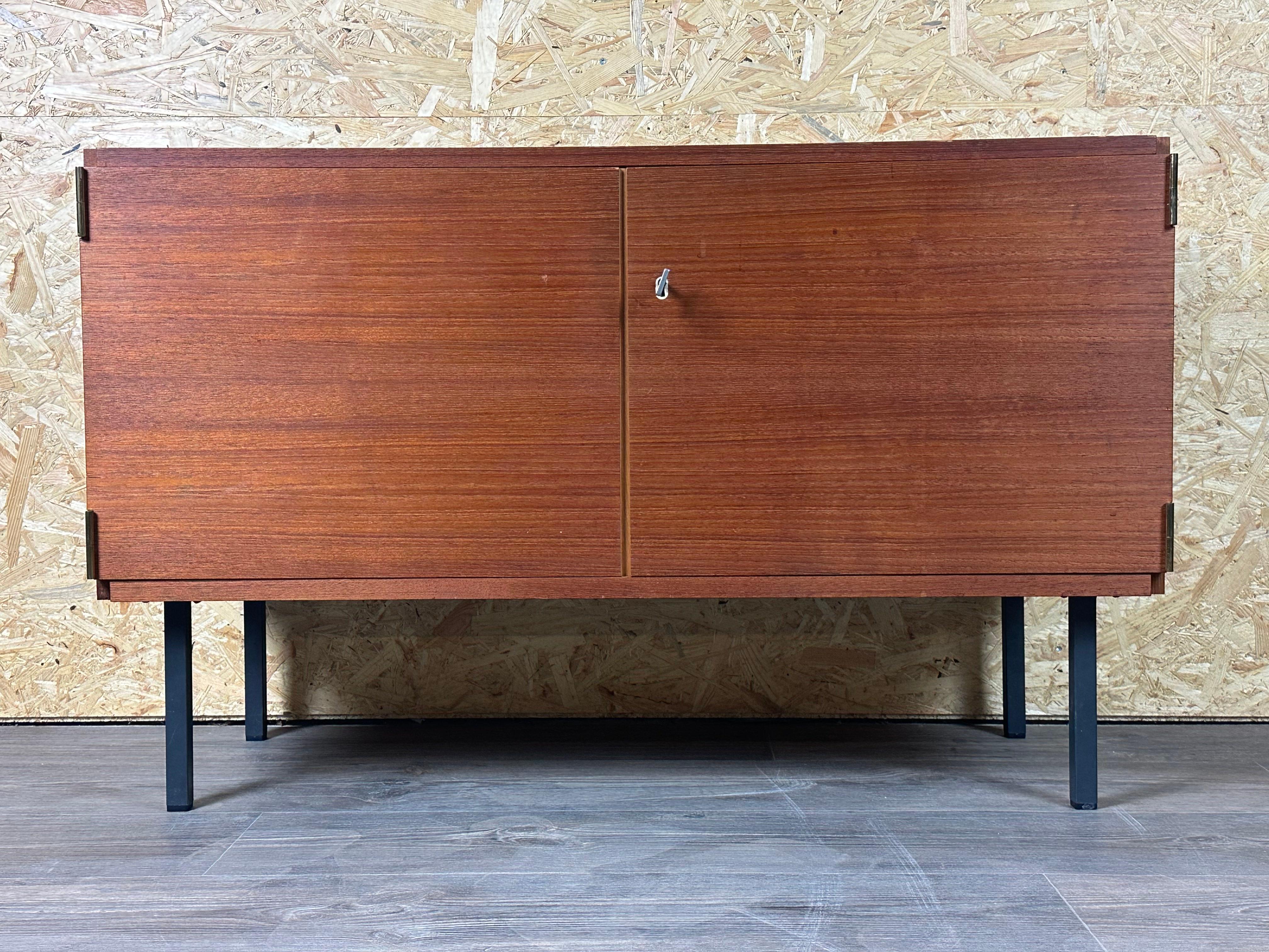 60s 70s teak sideboard cabinet Rego Mobile Danish Modern Design For Sale 3