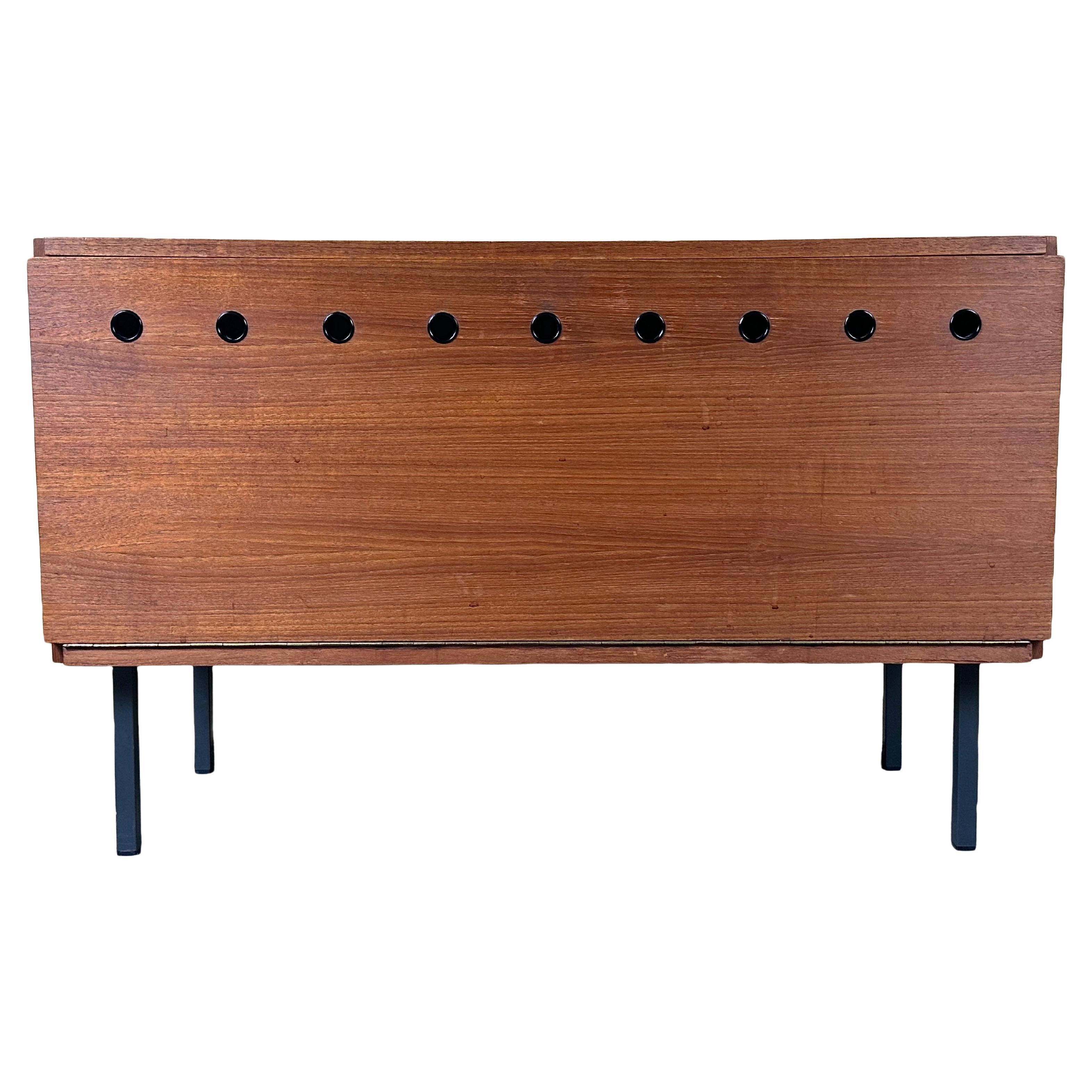 60s 70s teak sideboard cabinet Rego Mobile Danish Modern Design