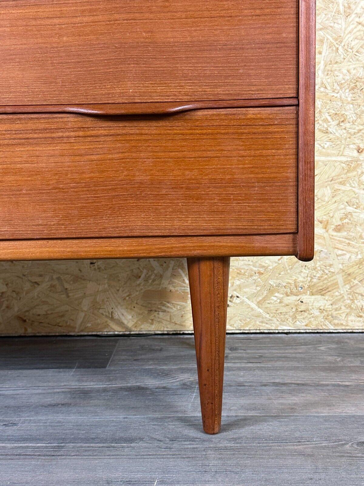 60s 70s teak sideboard chest of drawers cabinet Danish Modern Design Denmark 8