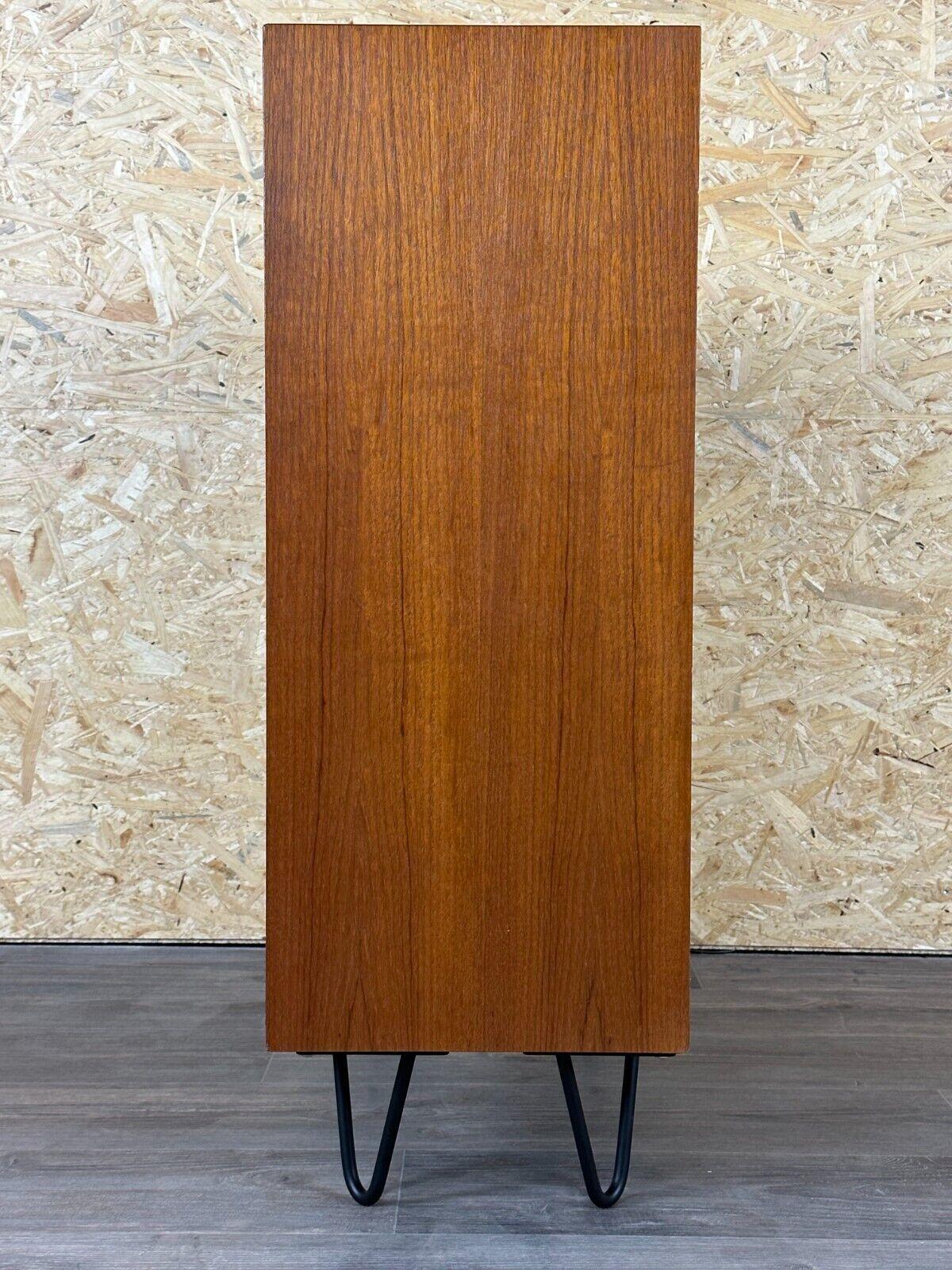 60s 70s teak sideboard chest of drawers cabinet Danish Modern Design Denmark 9