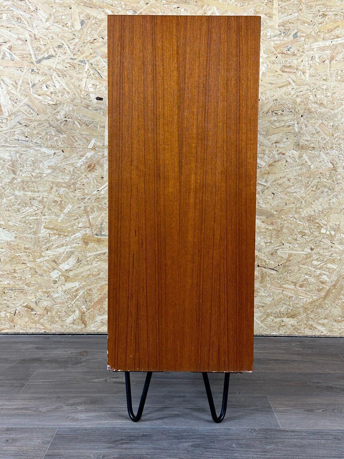 60s 70s teak sideboard chest of drawers cabinet Danish Modern Design Denmark 11
