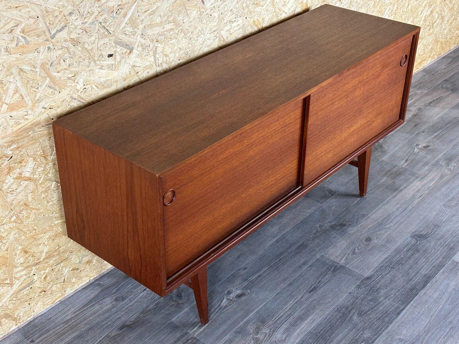 60s 70s teak sideboard Credenza cabinet Danish Modern Design Denmark 70s For Sale 3