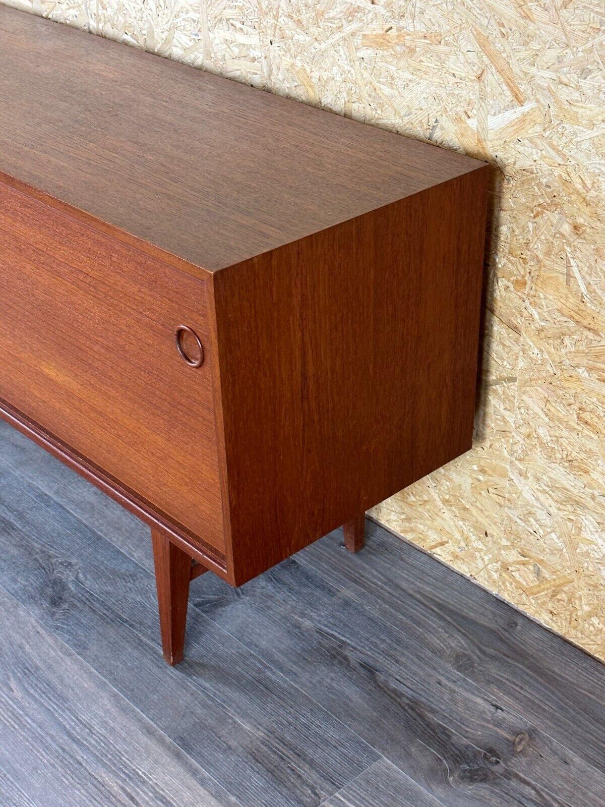 60s 70s teak sideboard Credenza cabinet Danish Modern Design Denmark 70s For Sale 4
