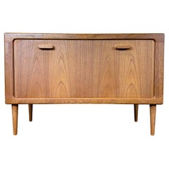 60s 70s Teak Sideboard Credenza Cabinet Danish Modern Design Denmark 70s