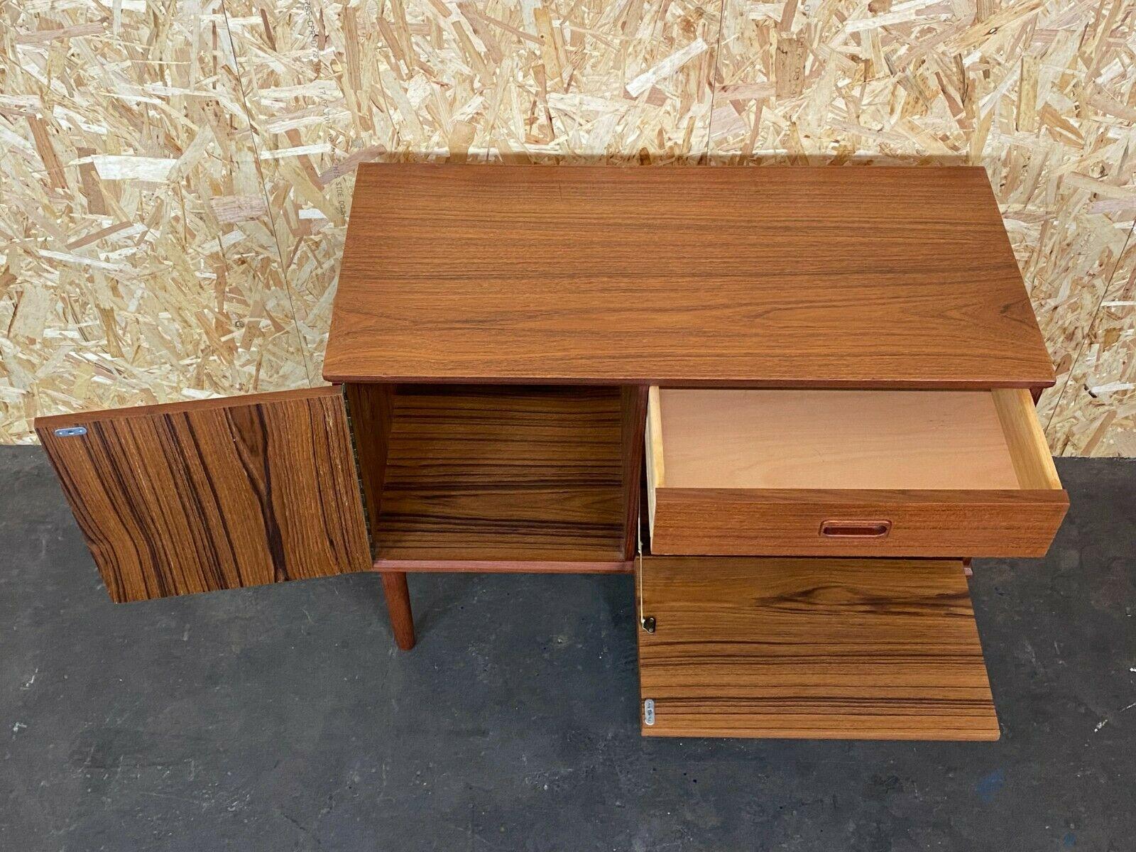 60s 70s Teak Sideboard Credenza Cabinet Danish Modern Design Denmark For Sale 5