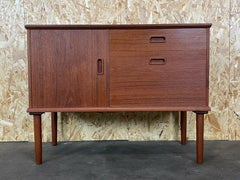 60s 70s Teak Sideboard Credenza Cabinet Danish Modern Design Denmark