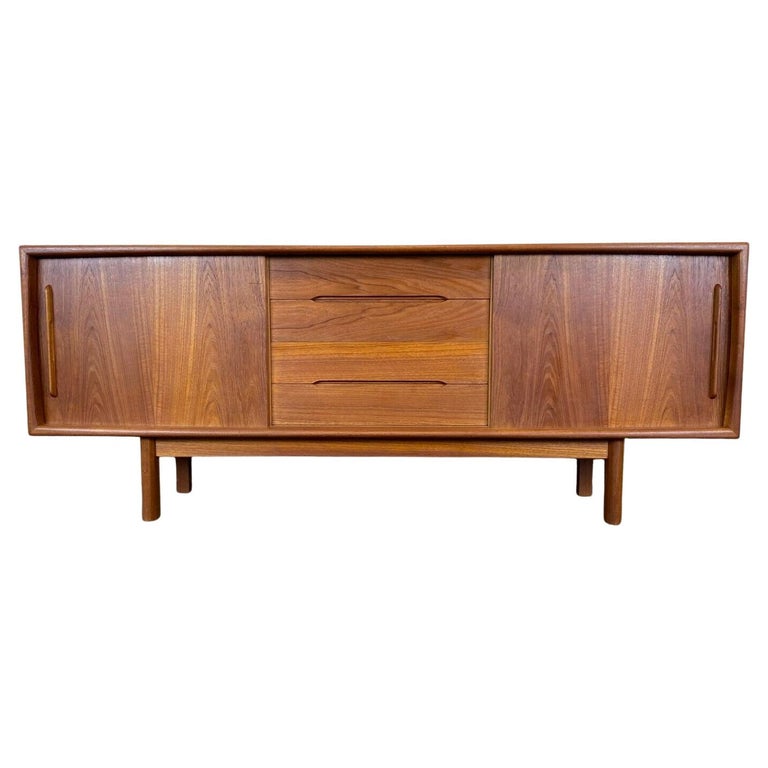 60s 70s Sideboard Credenza Cabinet Danish Modern Design Denmark 70s For  Sale at 1stDibs
